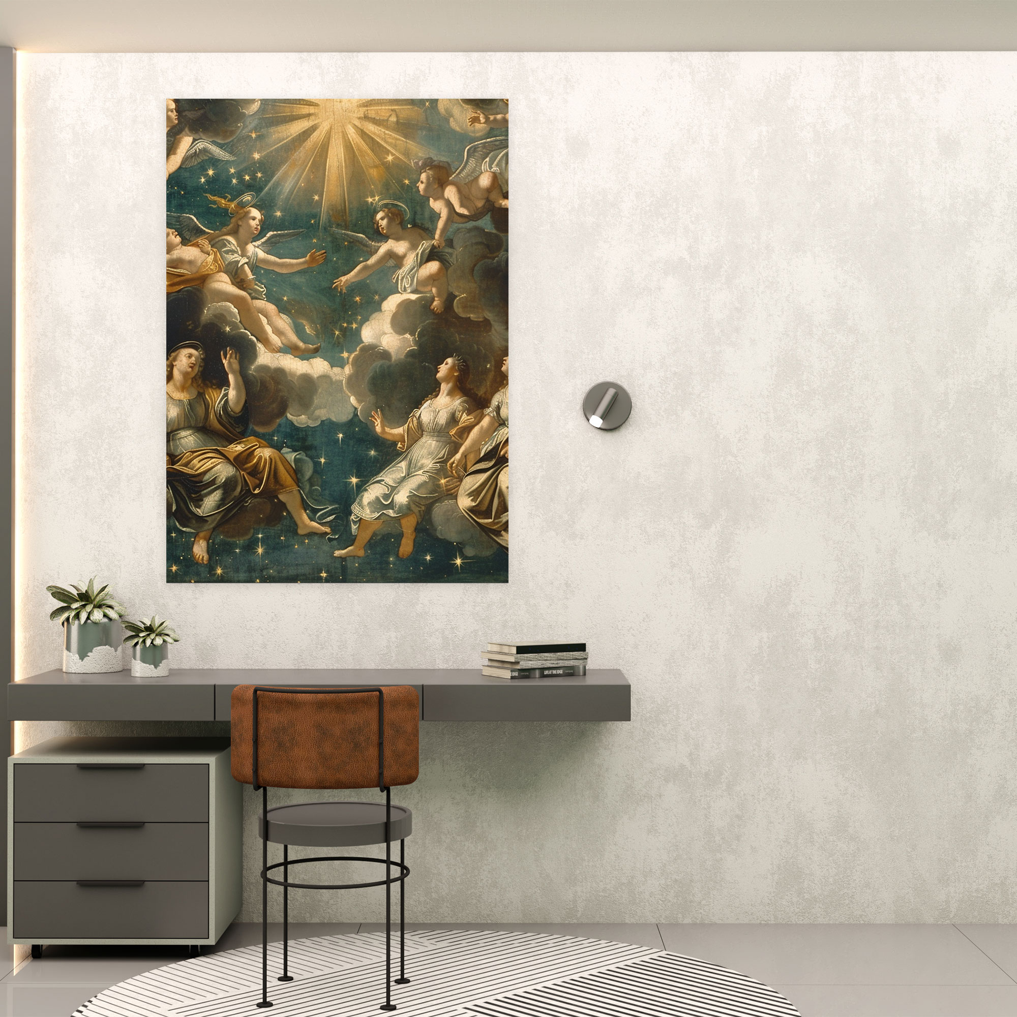 Himmlische Manierismus Leinwand Wanddekoration - Manierismus Wandkunst Leinwandbild