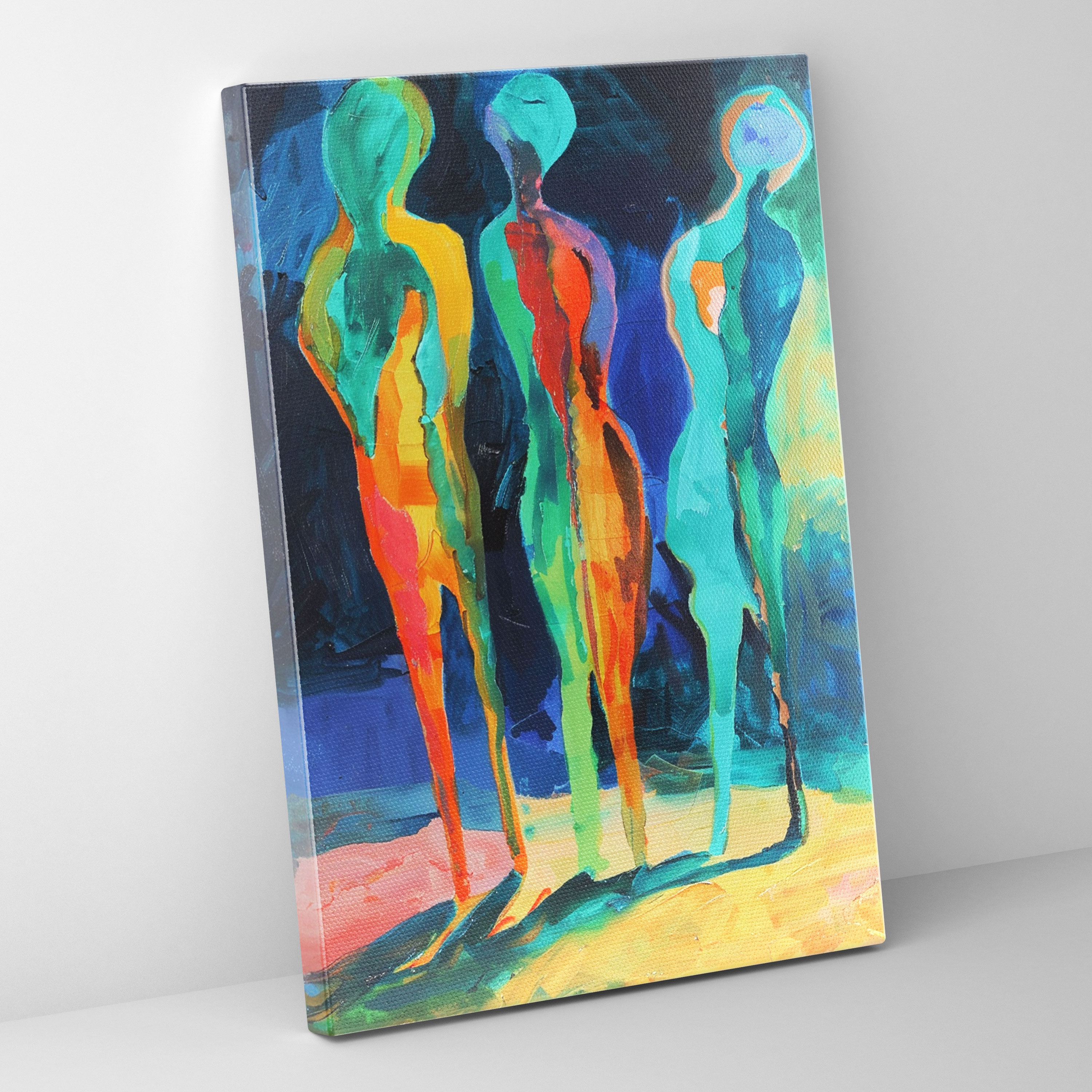 Elongated Figures Canvas Print - Mannerism, Canvas Print, Wall Art, Home Decoration