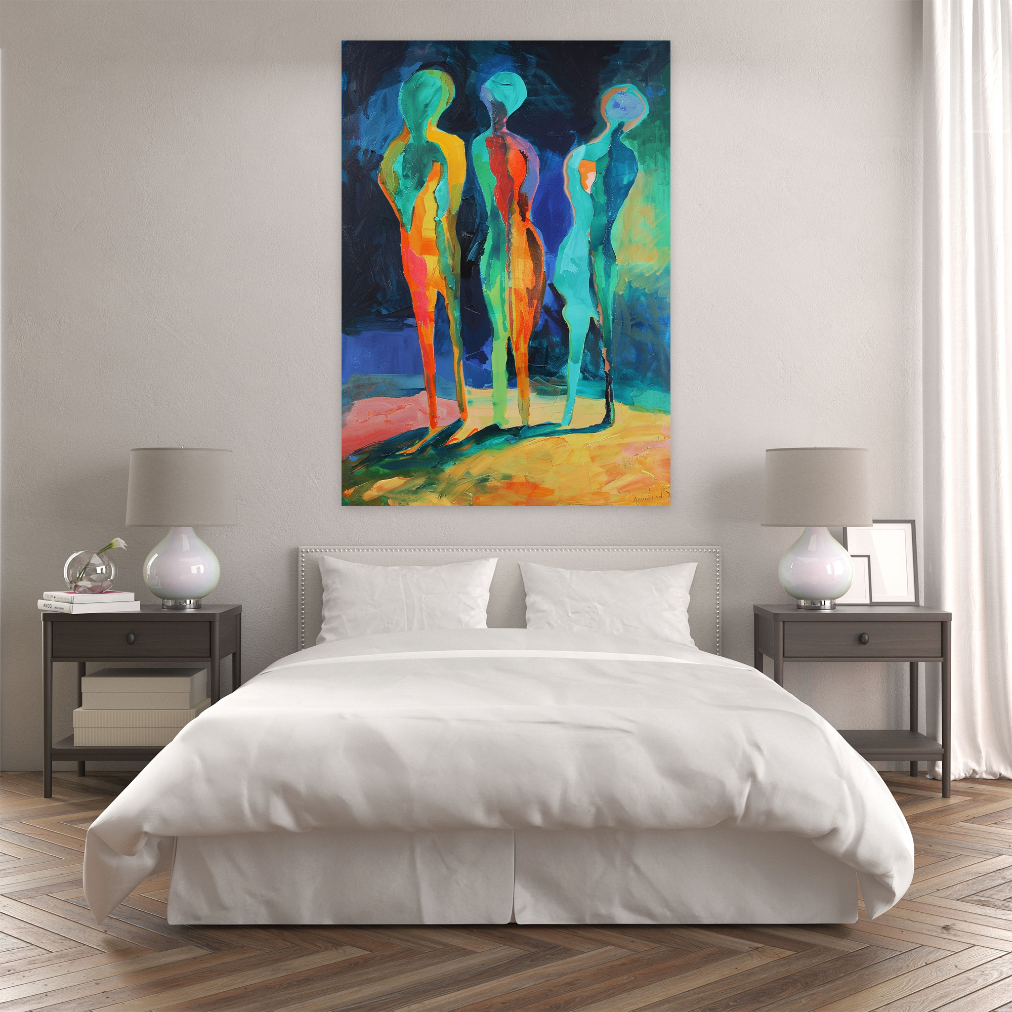 Elongated Figures Canvas Print - Mannerism, Canvas Print, Wall Art, Home Decoration