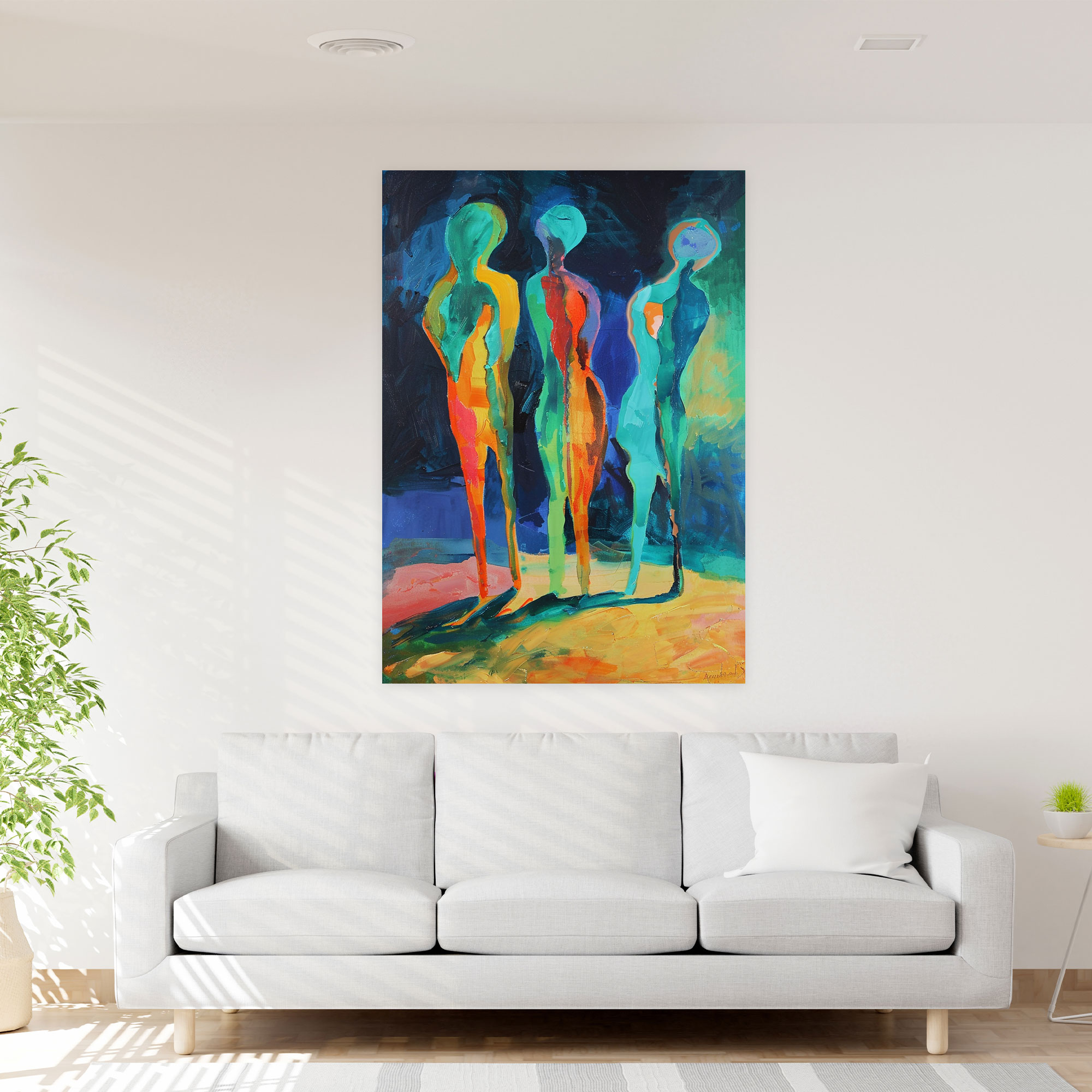 Elongated Figures Canvas Print - Mannerism, Canvas Print, Wall Art, Home Decoration