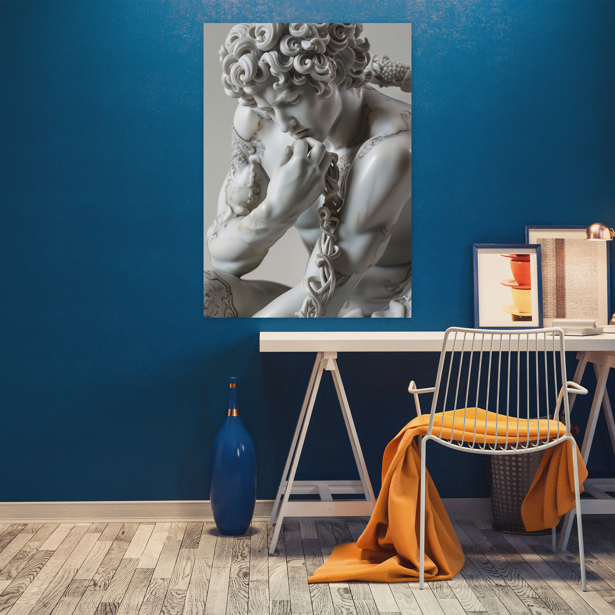 Mythological Details Canvas Print - Mannerism, Wall Decoration, Canvas, Mannerism