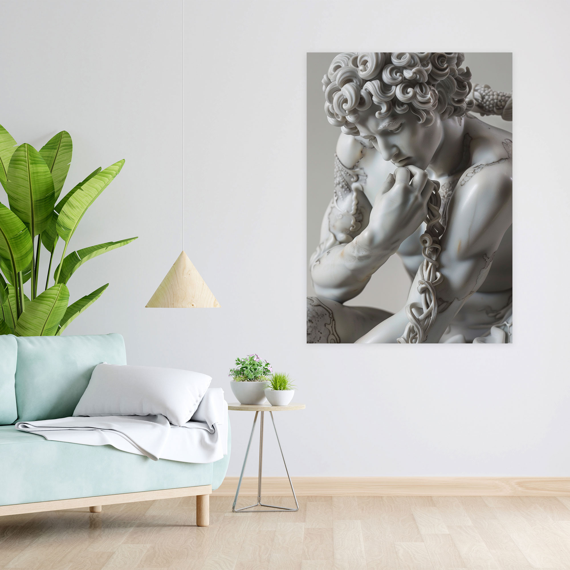 Mythological Details Canvas Print - Mannerism, Wall Decoration, Canvas, Mannerism