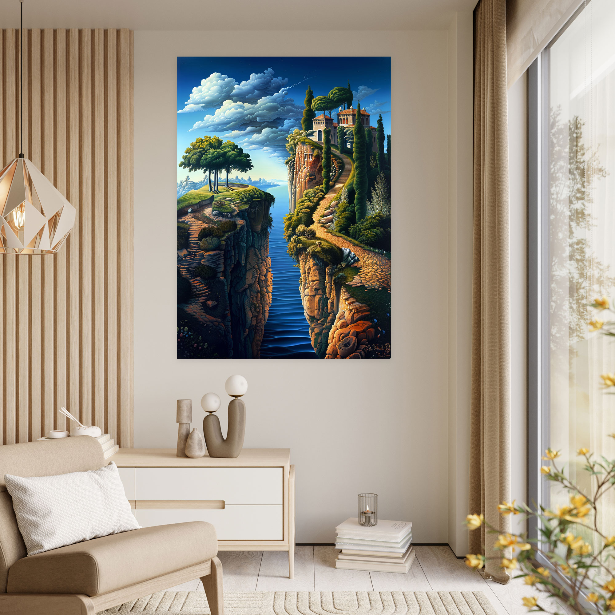 Twisted Landscapes Wall Art - Mannerism, Wall Art, Canvas Wall Art, Wall Decoration