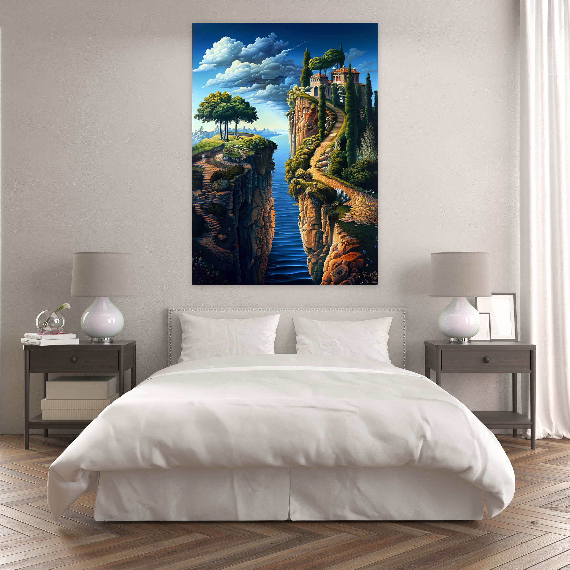 Twisted Landscapes Wall Art - Mannerism, Wall Art, Canvas Wall Art, Wall Decoration