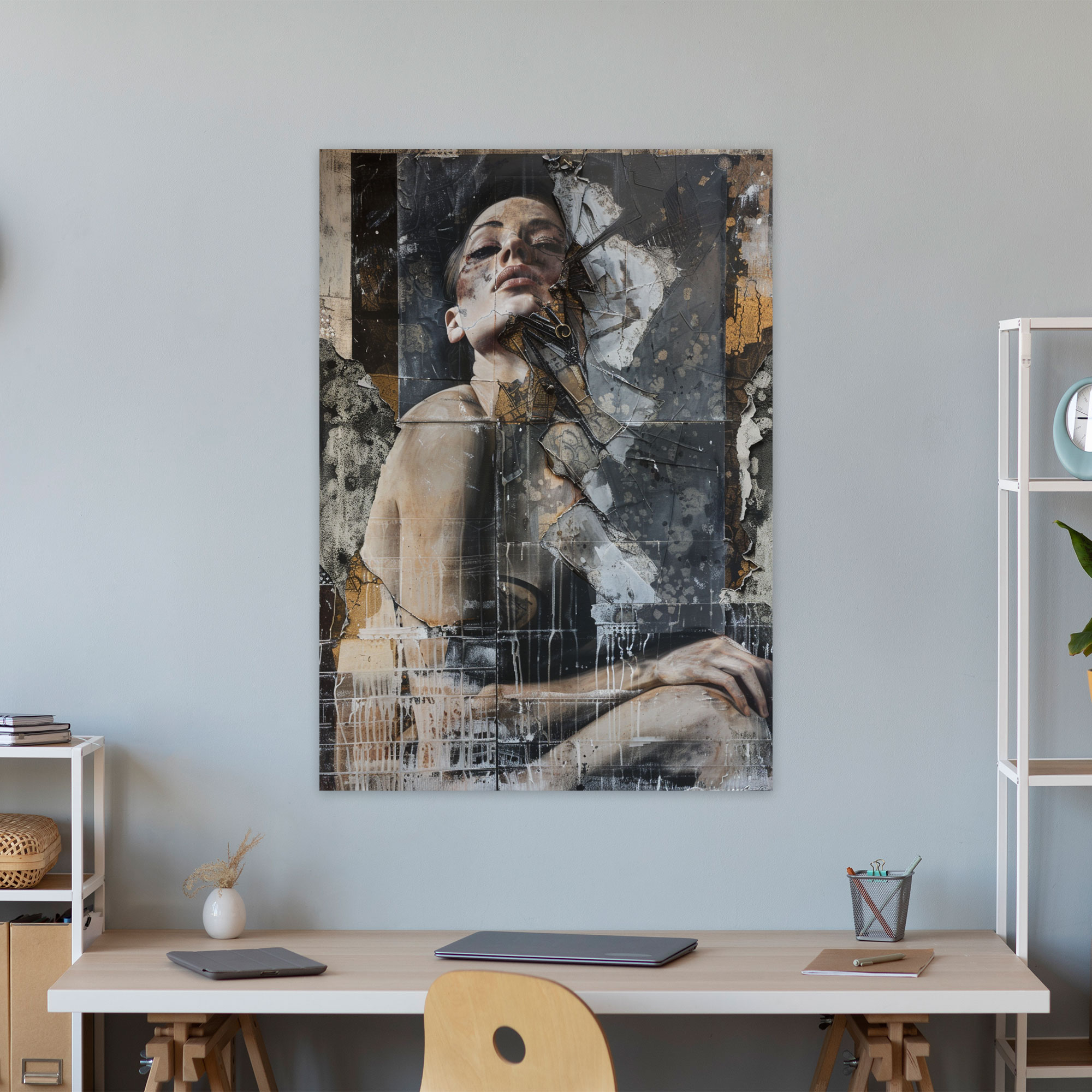 Distorted Figures Mannerism Canvas Print - Mannerism, Canvas Wall Art, Mannerism, Wall Art