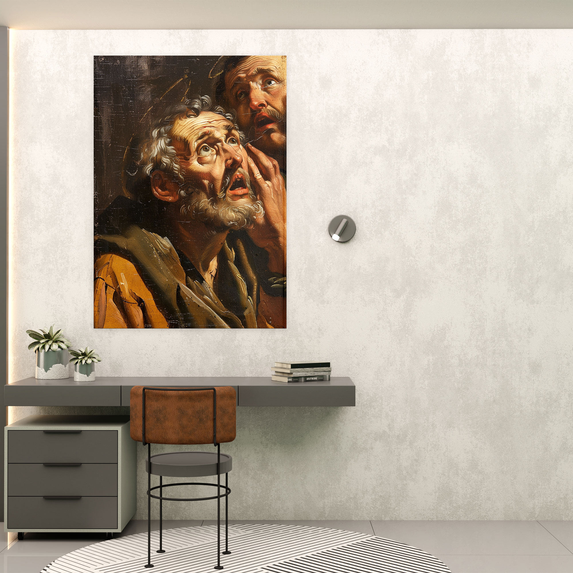 Exaggerated Gestures Mannerism Canvas Print - Mannerism, Wall Art, Home Decoration, Canvas