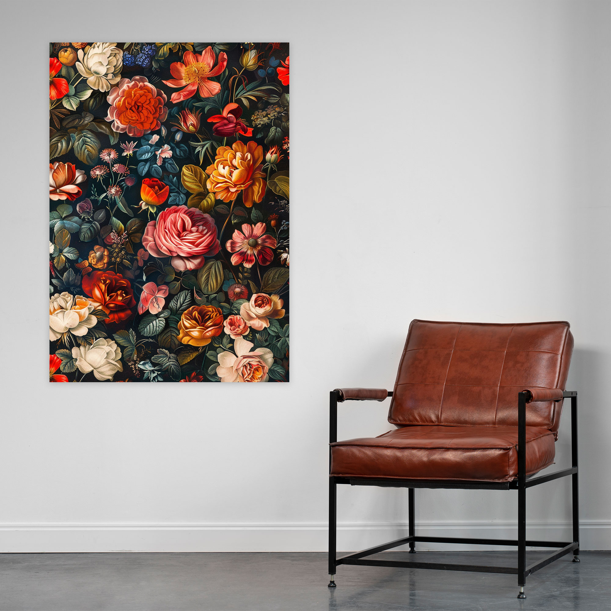 Mannerism Floral Canvas Print - Mannerism, Canvas, Mannerism, Canvas Print