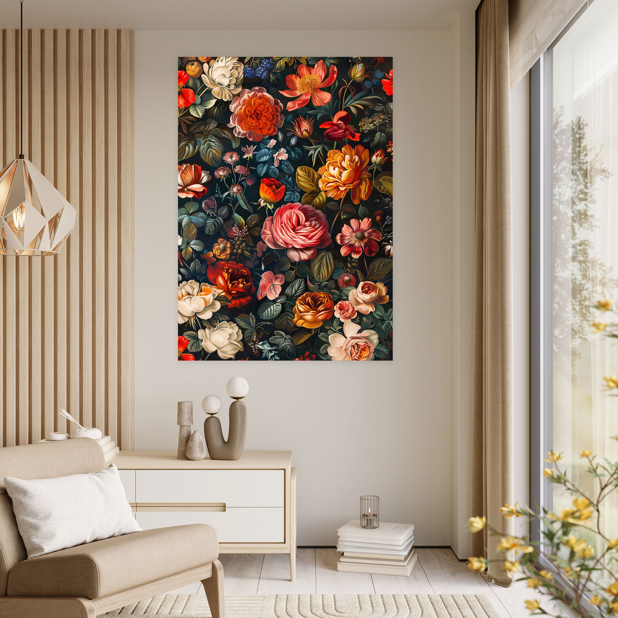 Mannerism Floral Canvas Print - Mannerism, Canvas, Mannerism, Canvas Print