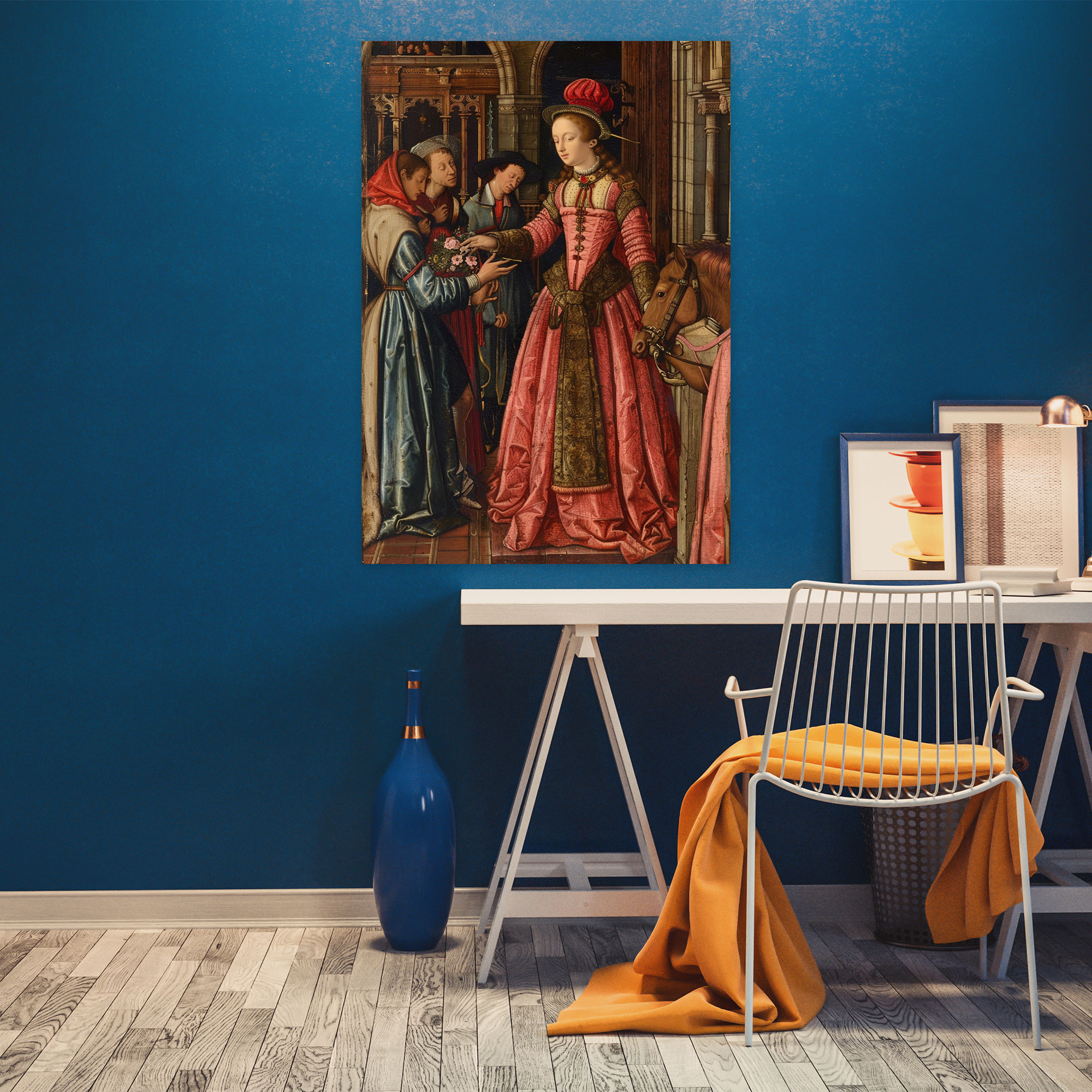 Courtly Scenes Mannerism Wall Art - Mannerism, Canvas, Wall Art, Wall Decoration