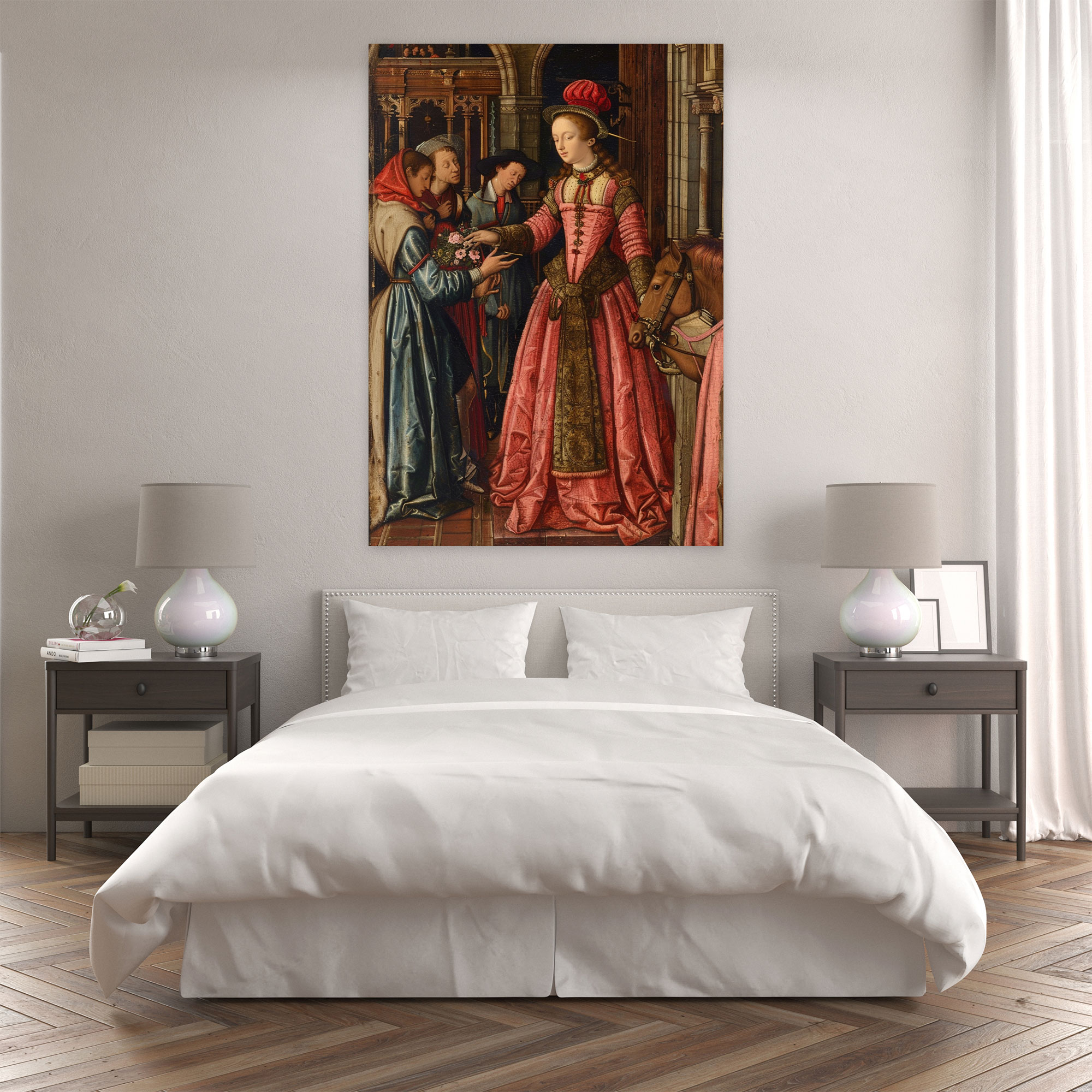 Courtly Scenes Mannerism Wall Art - Mannerism, Canvas, Wall Art, Wall Decoration