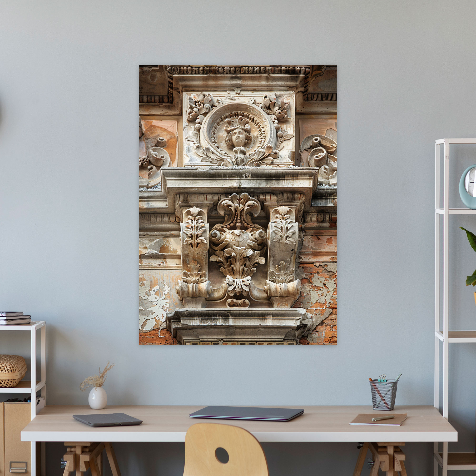 Mannerism Ornate Architecture Canvas Print - Mannerism, Mannerism, Canvas Wall Art, Canvas