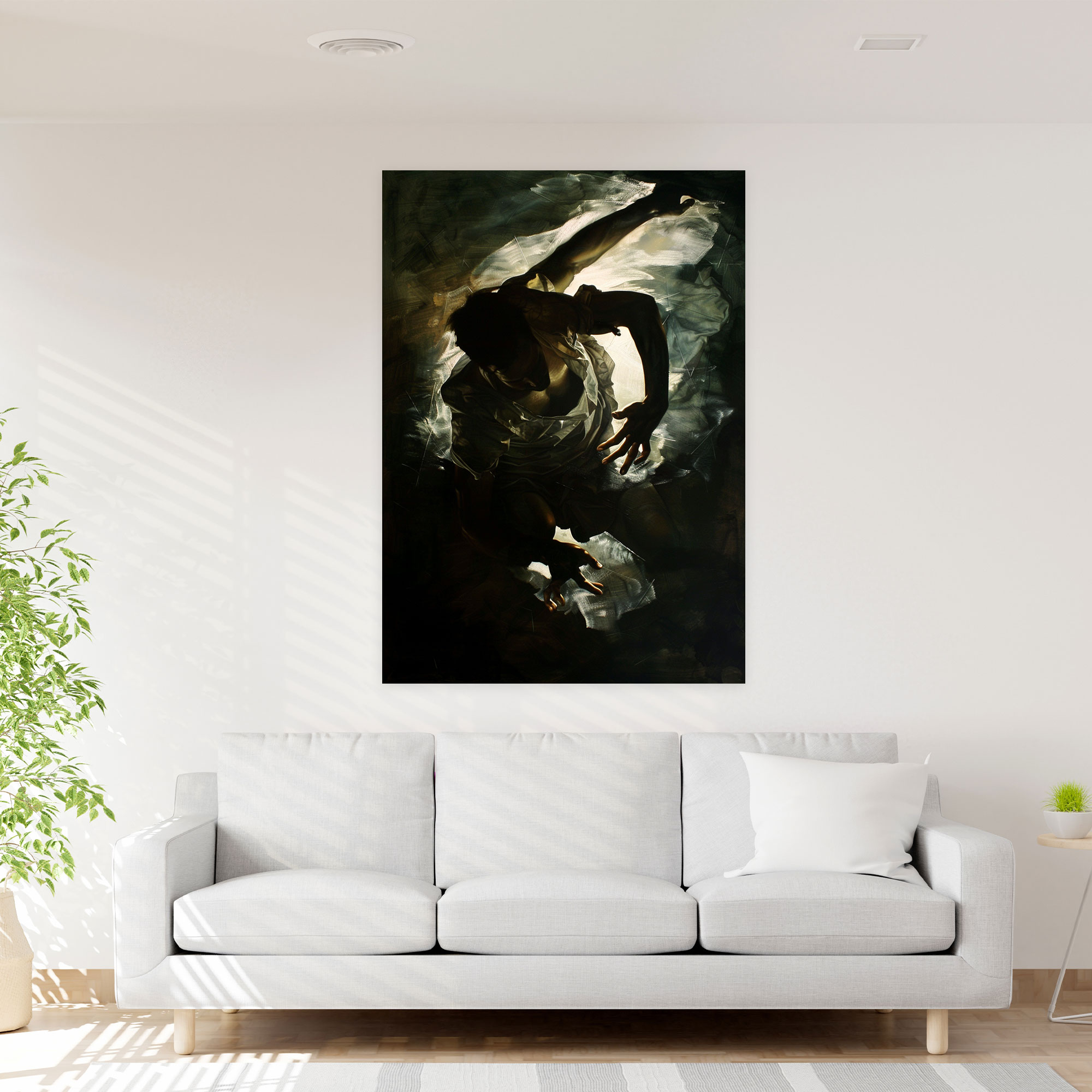 Leinwandbild Dramatischer Manierismus - Manierismus Leinwandkunst Wanddekoration Wandbild