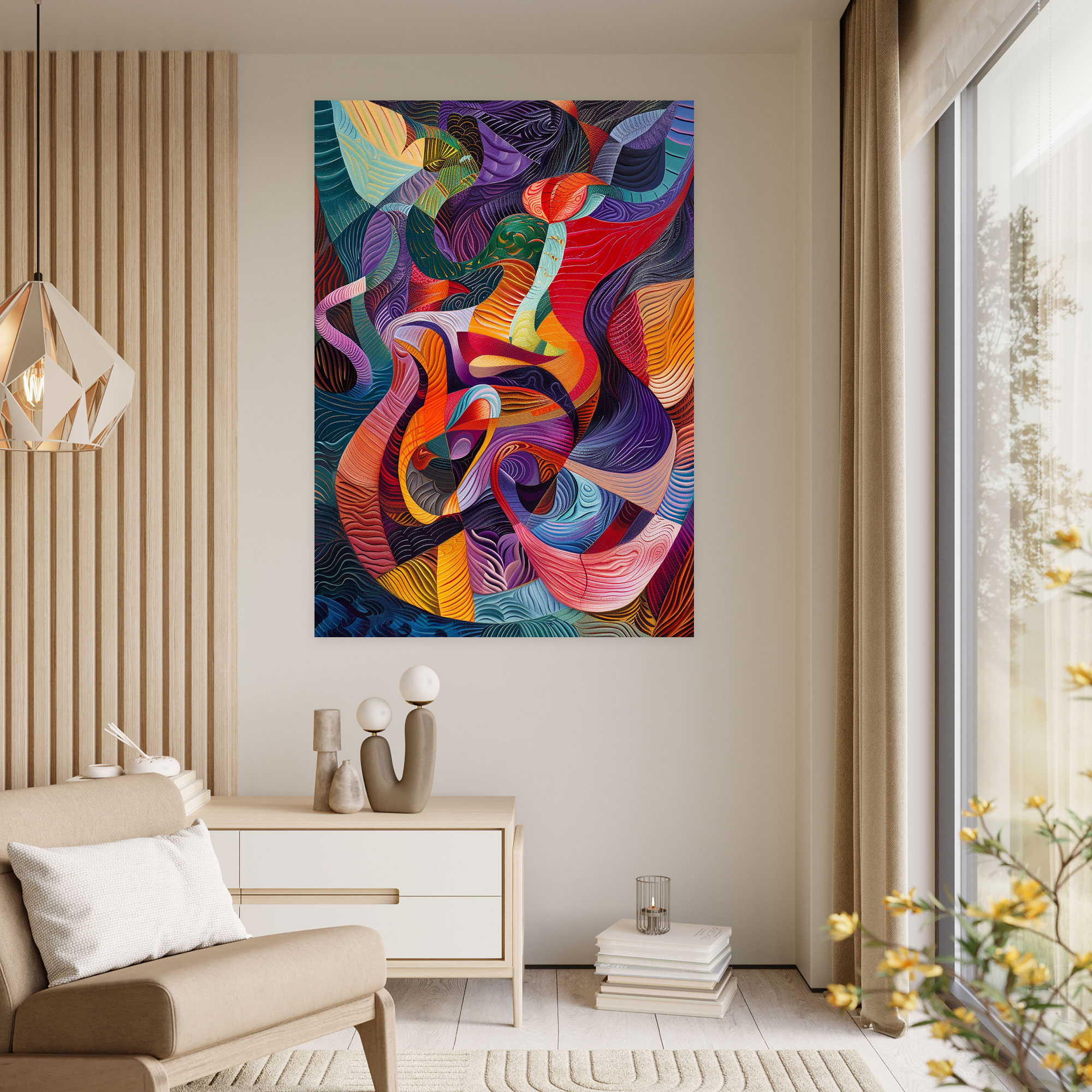 Vibrant Mannerism Wall Art - Mannerism, Mannerism, Canvas Print, Home Decoration