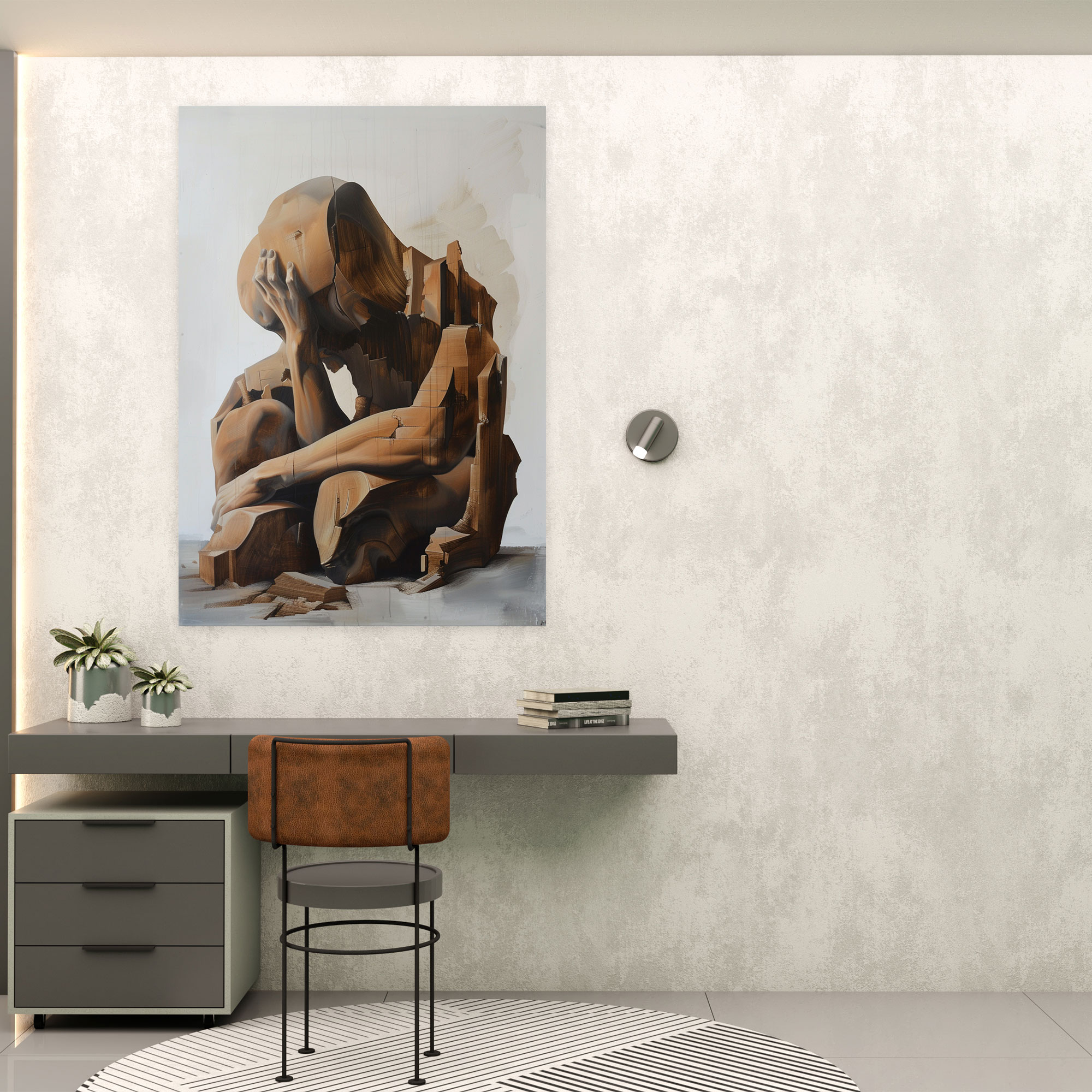 Mannerism Serene Landscape Canvas Print - Mannerism, Wall Art, Mannerism, Wall Decoration
