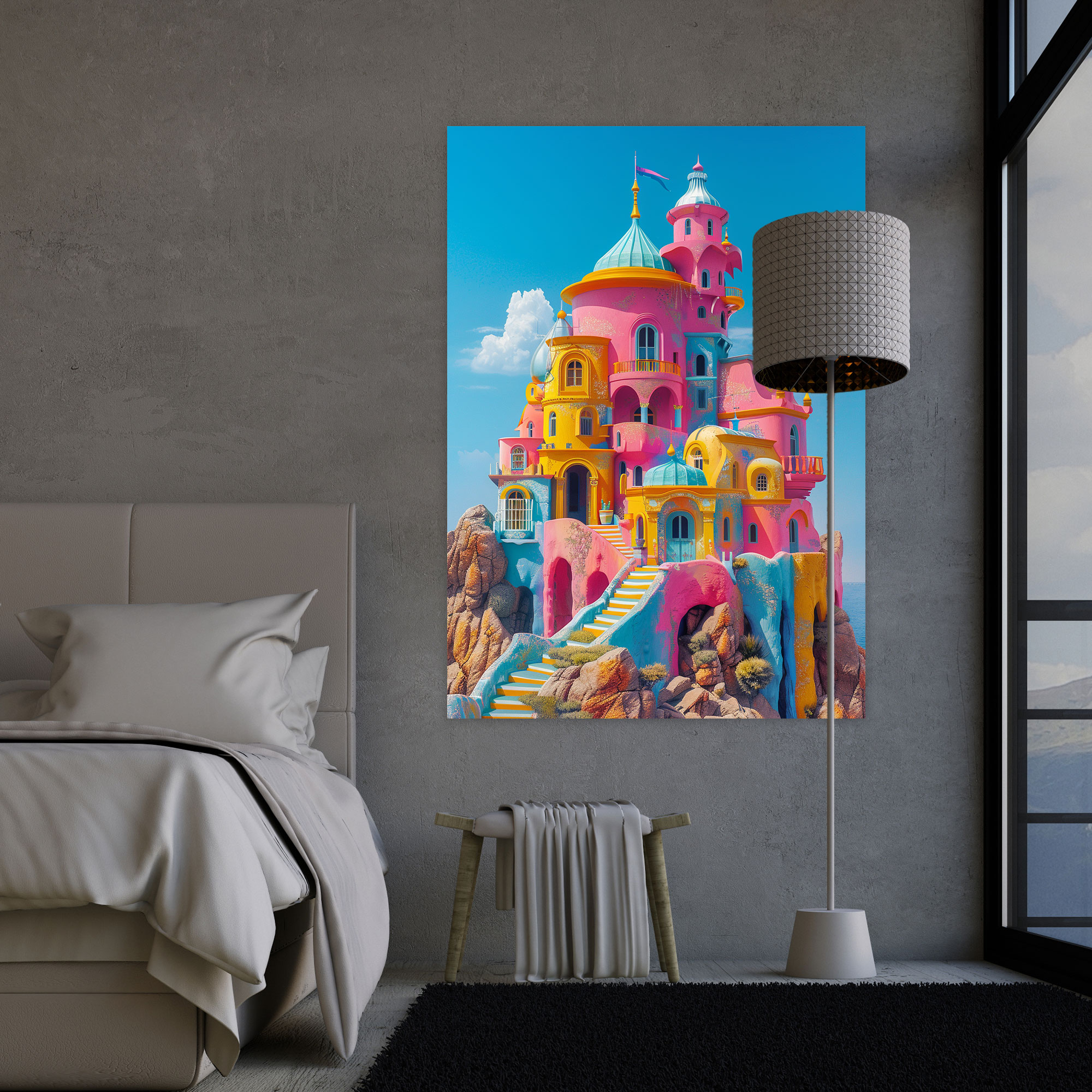 Mannerism Elaborate Architecture Wall Art - Mannerism, Wall Decoration, Canvas Wall Art, Home Decoration