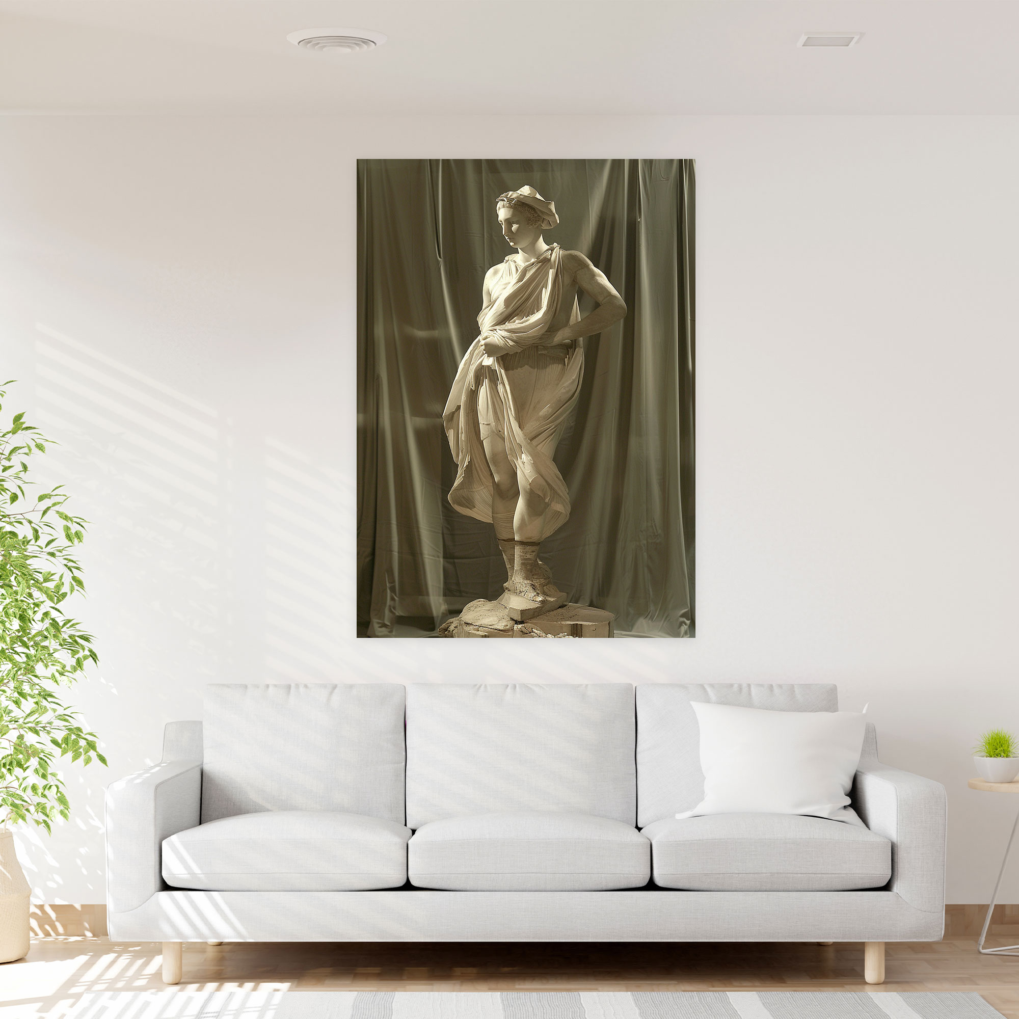 Mannerism Flowing Drapery Wall Decoration - Mannerism, Wall Decoration, Canvas, Mannerism