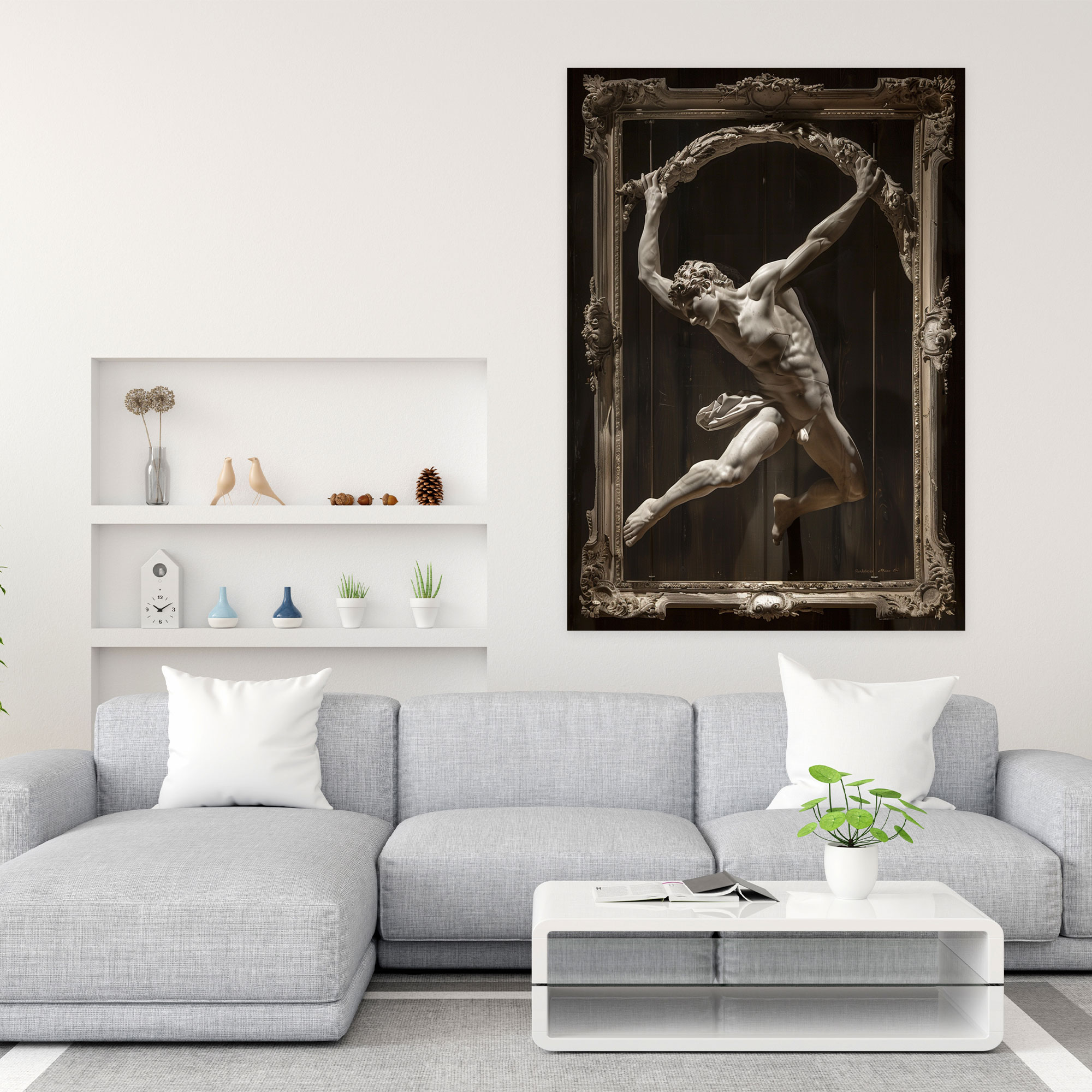 Mannerism Ornate Frames Wall Art - Mannerism, Canvas, Wall Decoration, Home Decoration