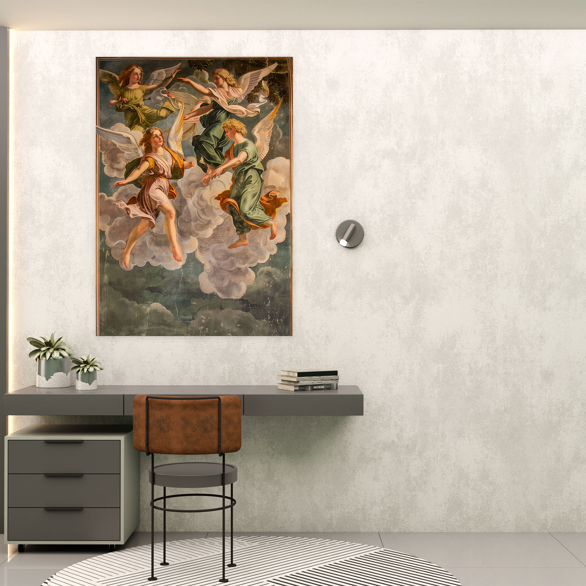Celestial Angels Mannerism Canvas Print - Mannerism, Canvas, Home Decoration, Wall Art