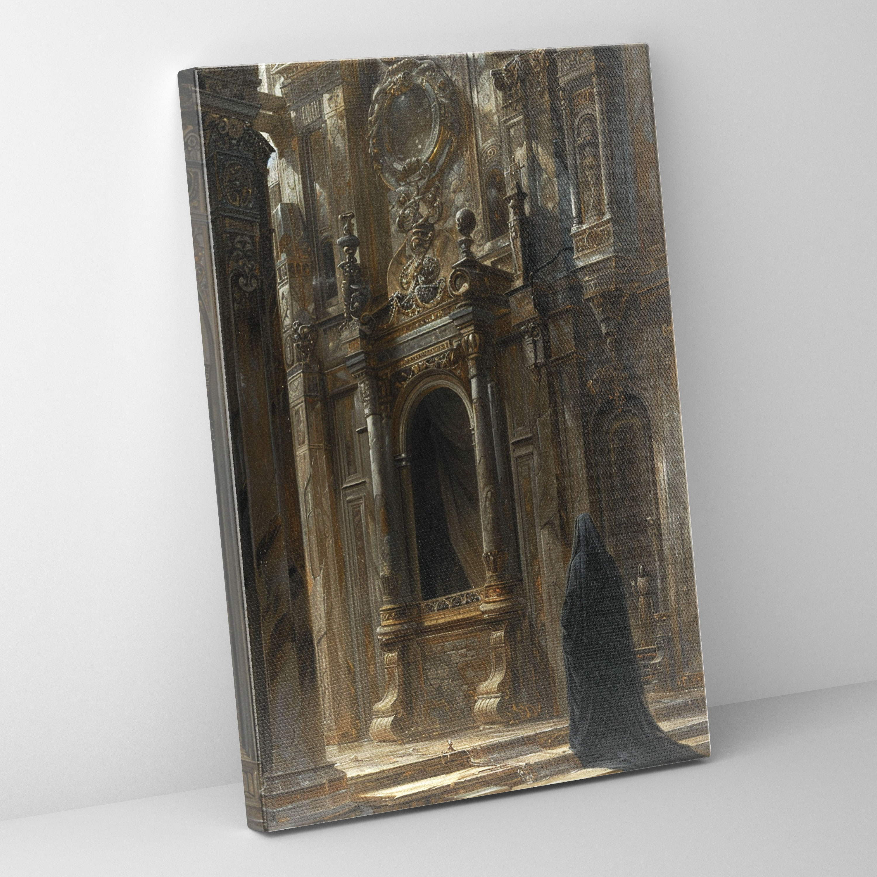 Mysterious Cloaked Figures Mannerism Wall Art - Mannerism, Wall Decoration, Canvas Print, Home Decoration