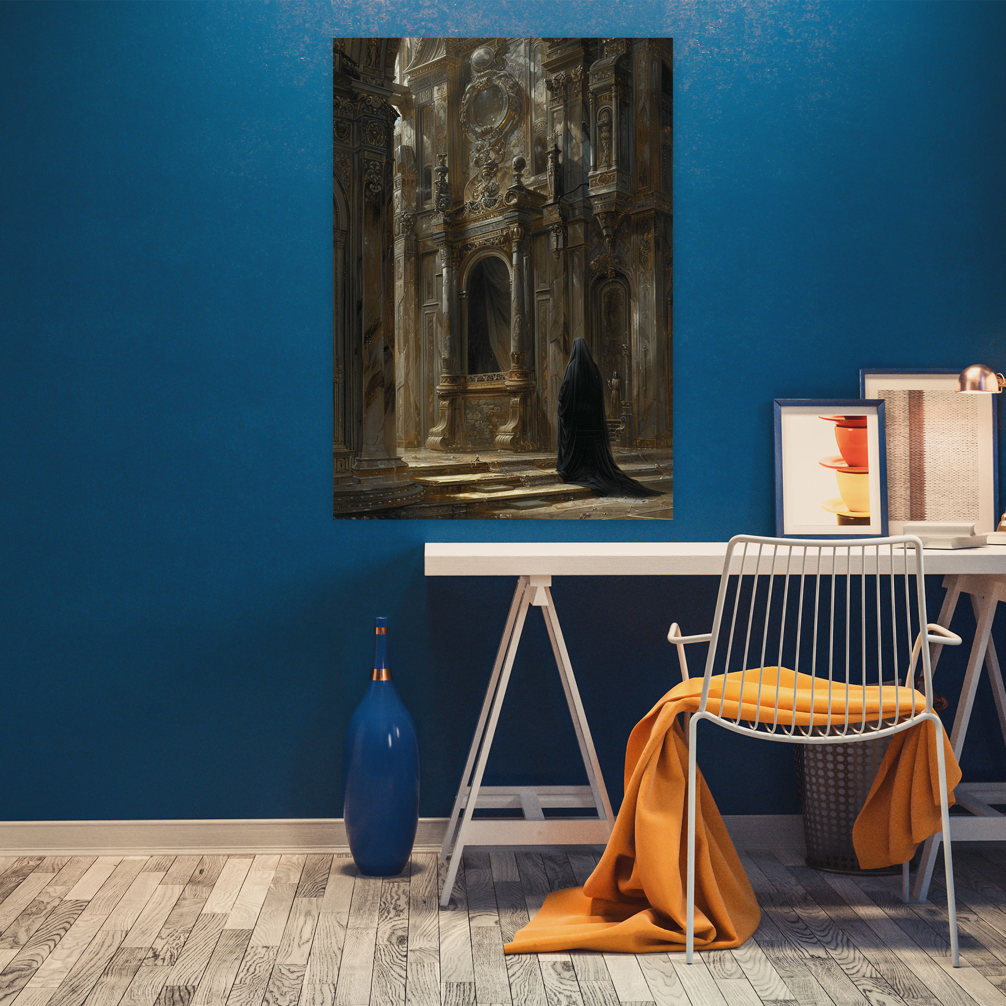 Mysterious Cloaked Figures Mannerism Wall Art - Mannerism, Wall Decoration, Canvas Print, Home Decoration