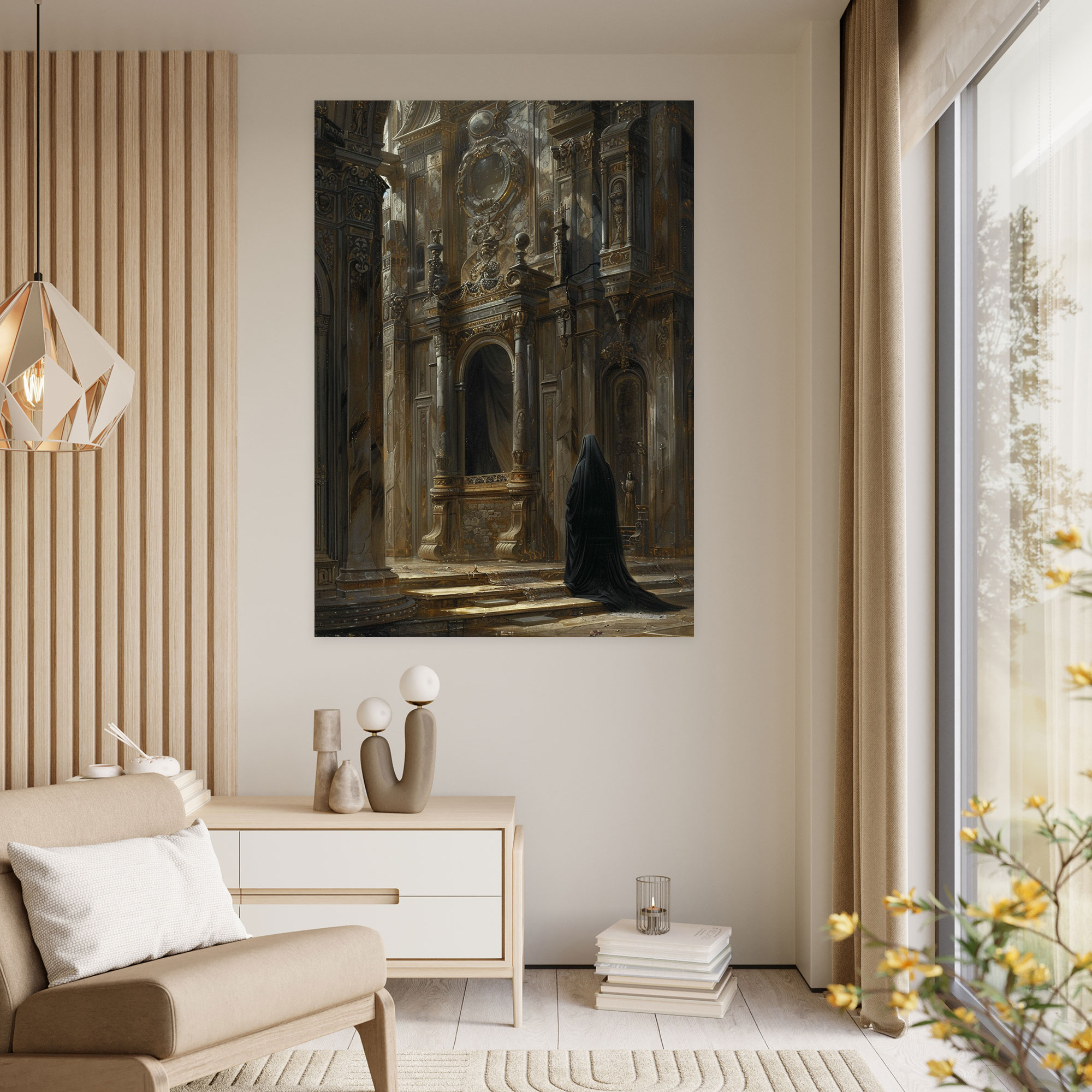 Mysterious Cloaked Figures Mannerism Wall Art - Mannerism, Wall Decoration, Canvas Print, Home Decoration