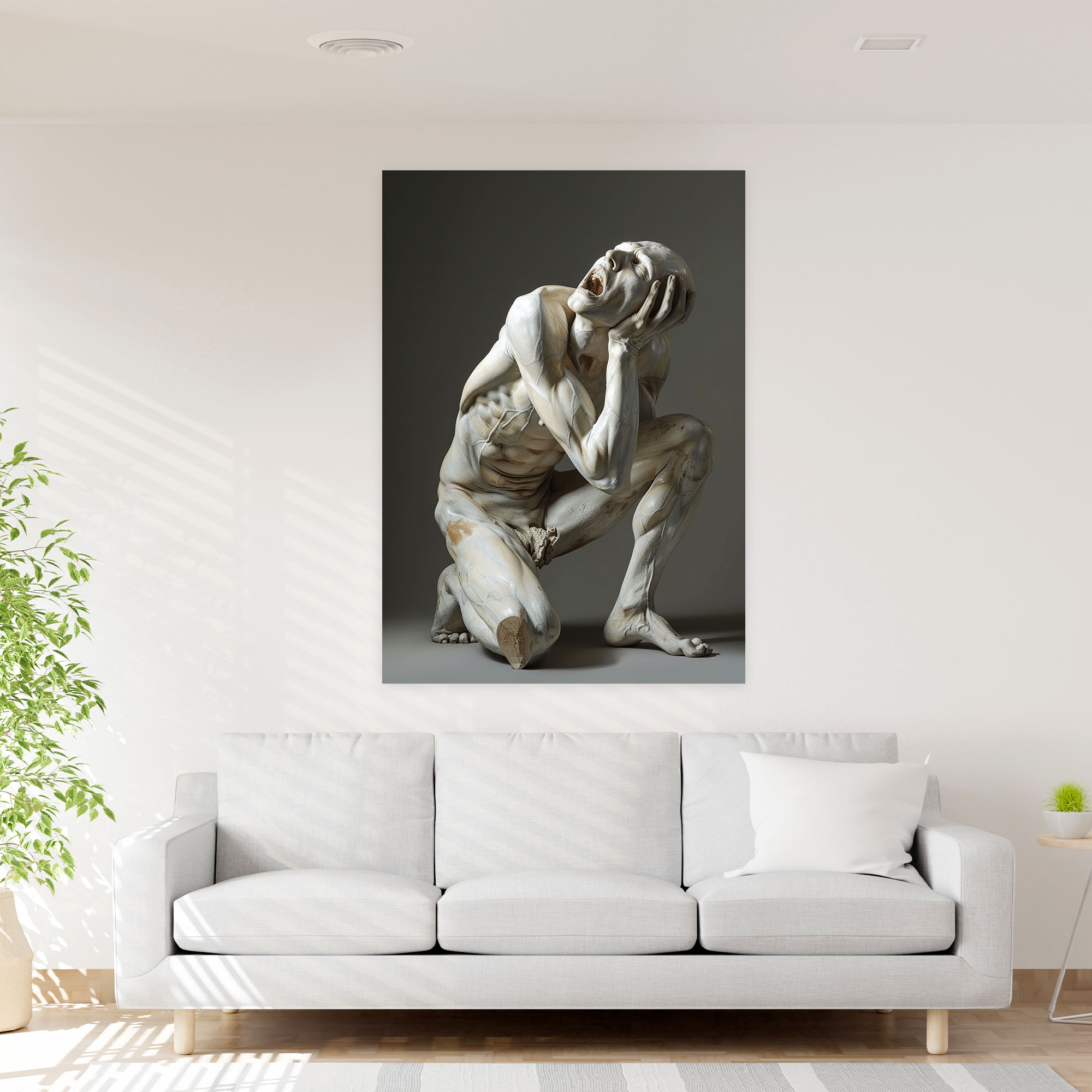 Contorted Figures Mannerism Canvas Print - Mannerism, Canvas Wall Art, Wall Decoration, Canvas Print