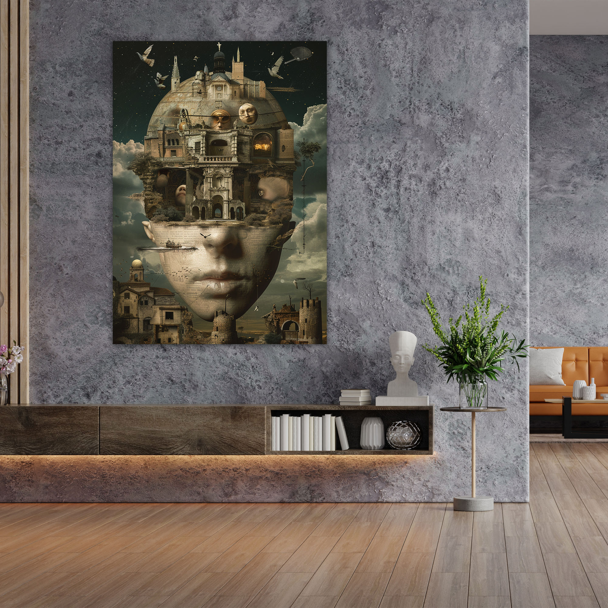 Faszinierendes Mannerismus Wandkunst Leinwandbild
