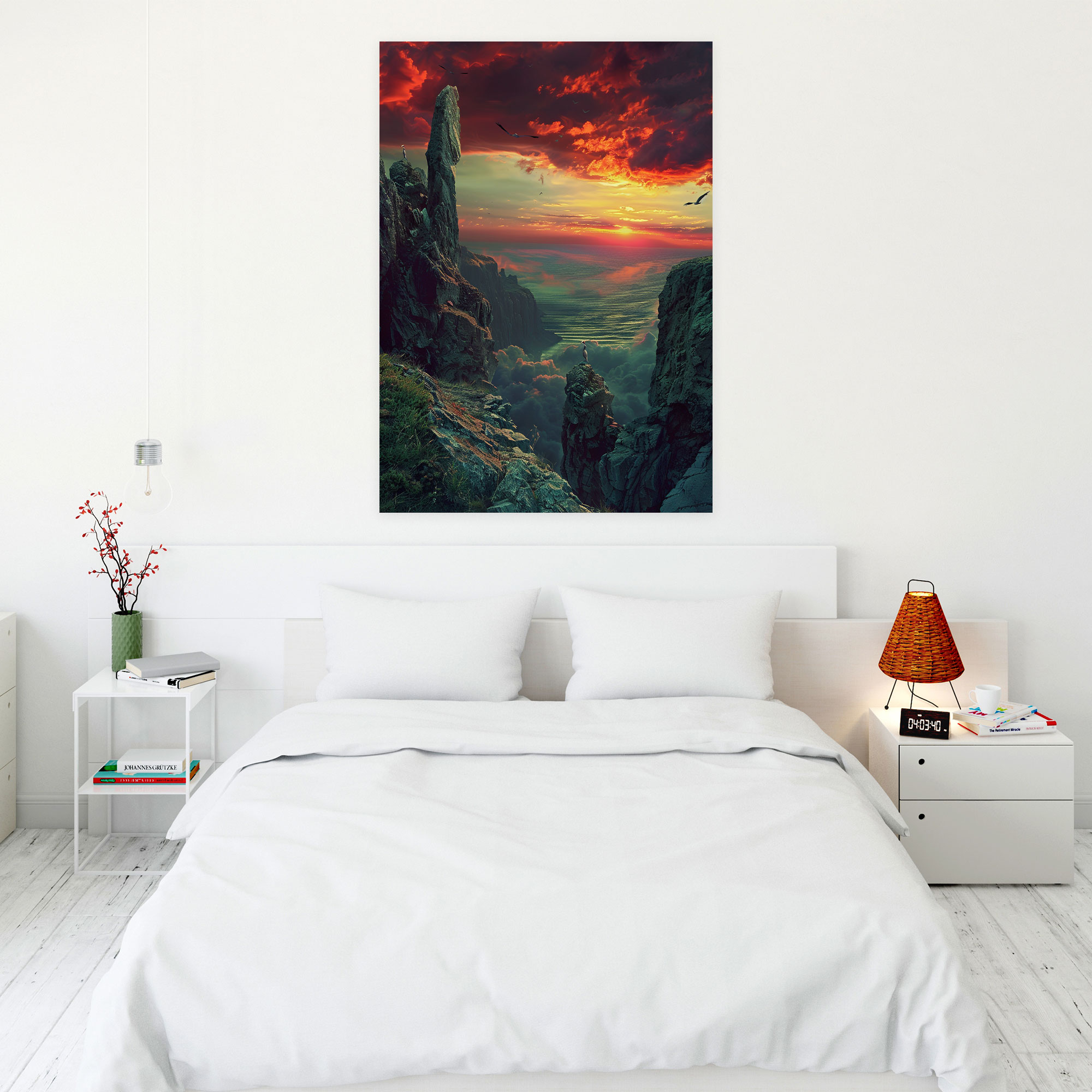 Mannerism Sunset Canvas Print - Mannerism, Canvas Wall Art, Wall Decoration, Wall Art