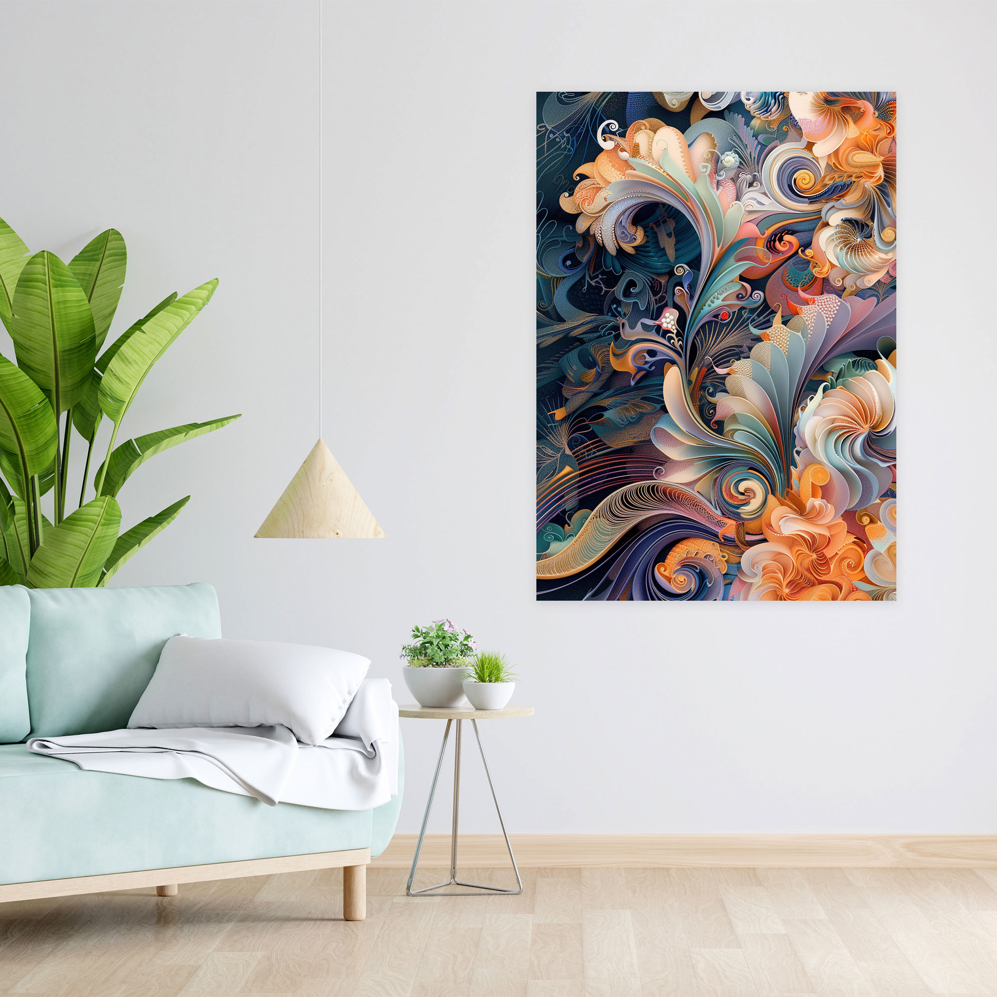 Swirling Mannerism Wall Art - Mannerism, Mannerism, Canvas, Home Decoration