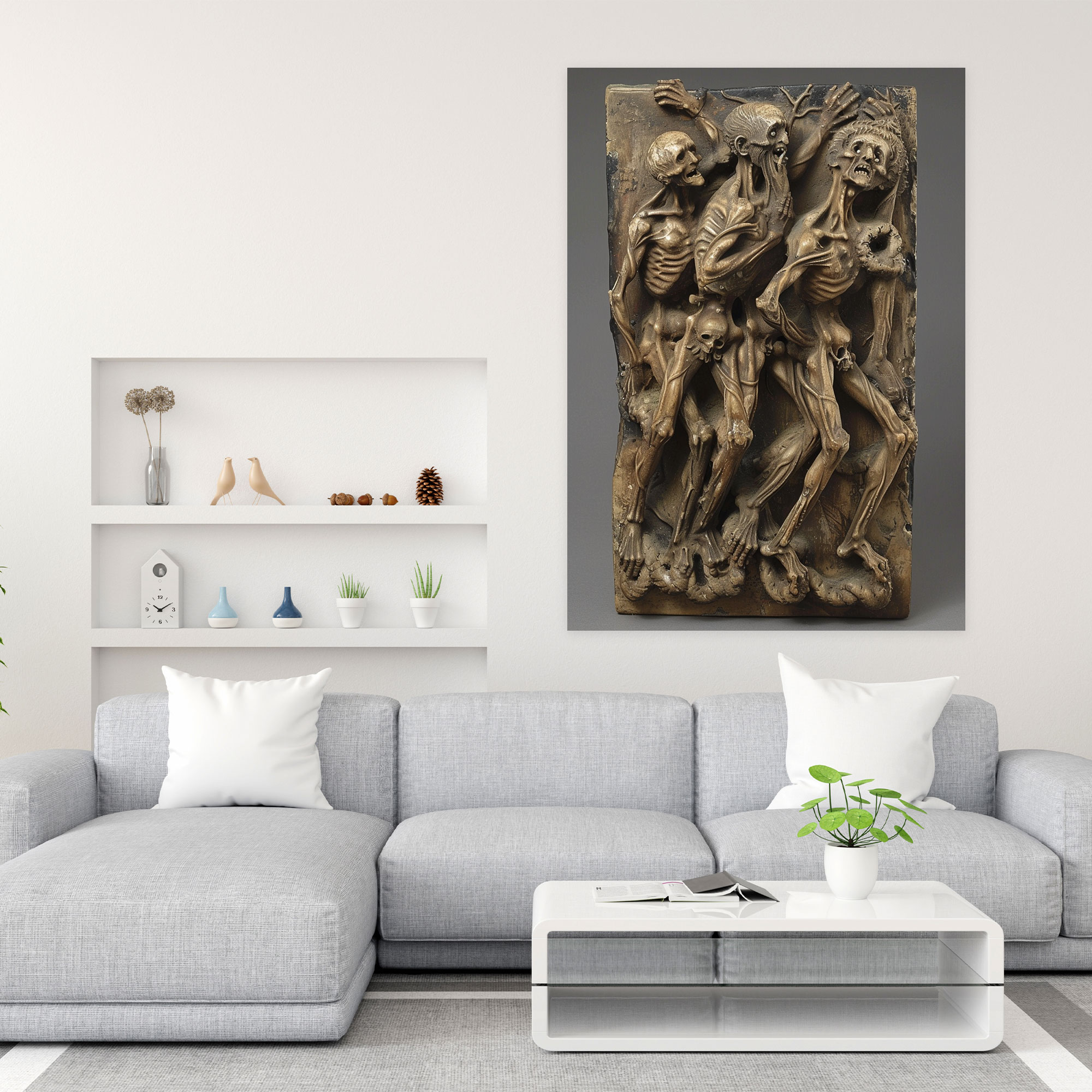 Twisted Figures Wall Decoration - Mannerism, Canvas Wall Art, Mannerism, Wall Decoration