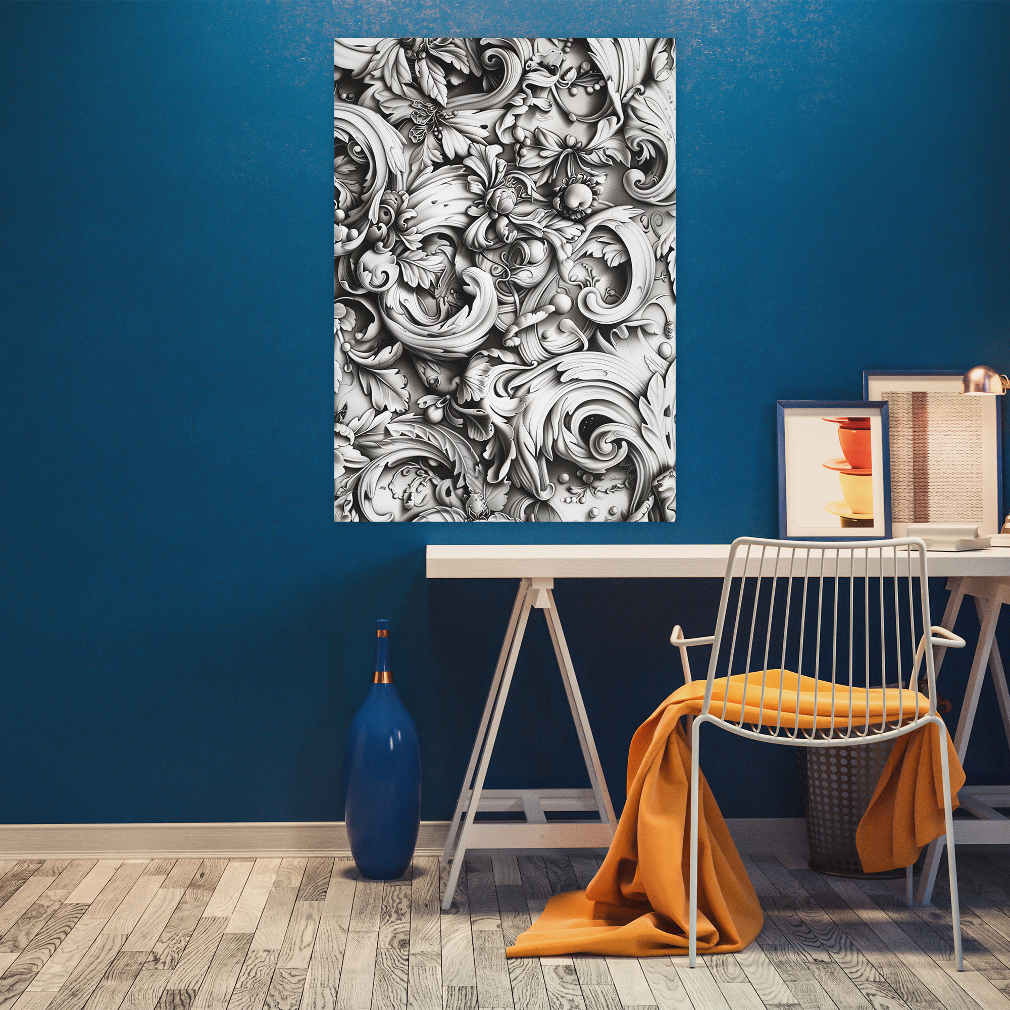 Mannerism Wall Art - Flowing Details - Mannerism, Wall Art, Canvas, Mannerism