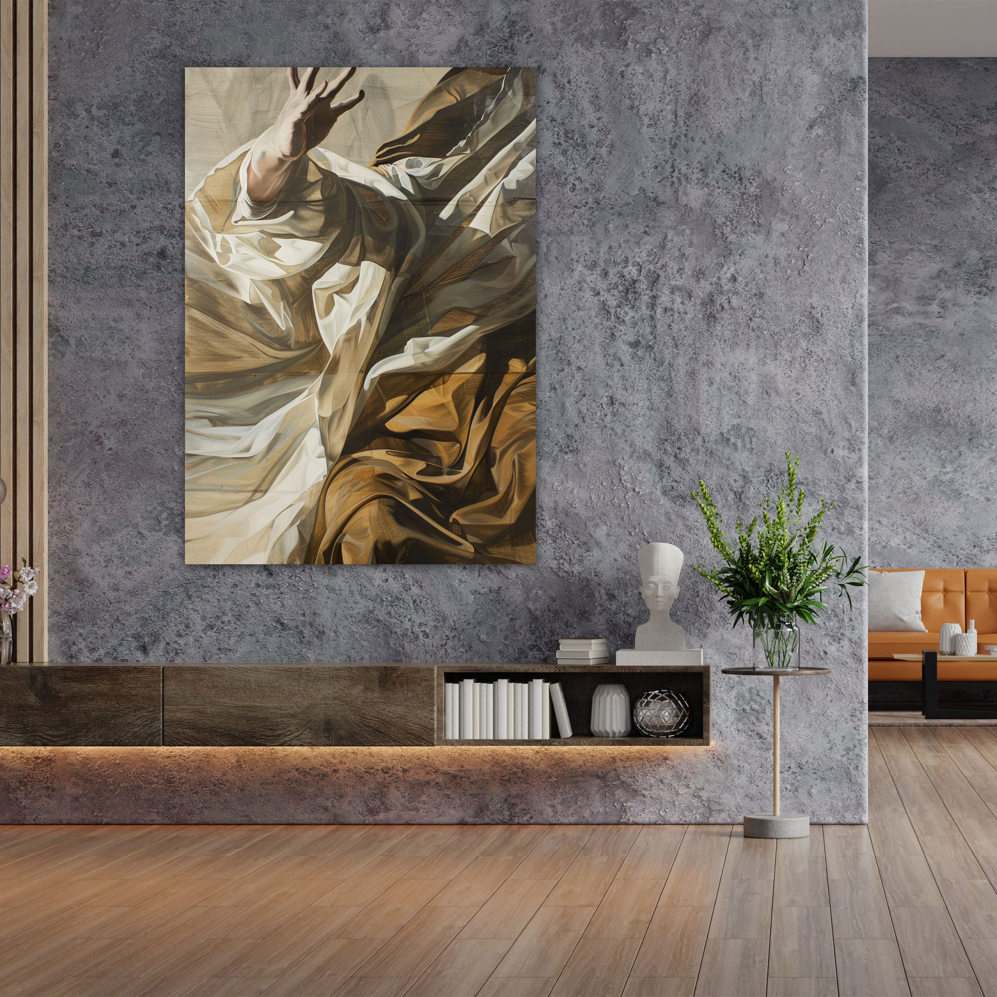 Drapery İtalyan Kanvas Tablo - Ev Dekorasyonu Mannerism