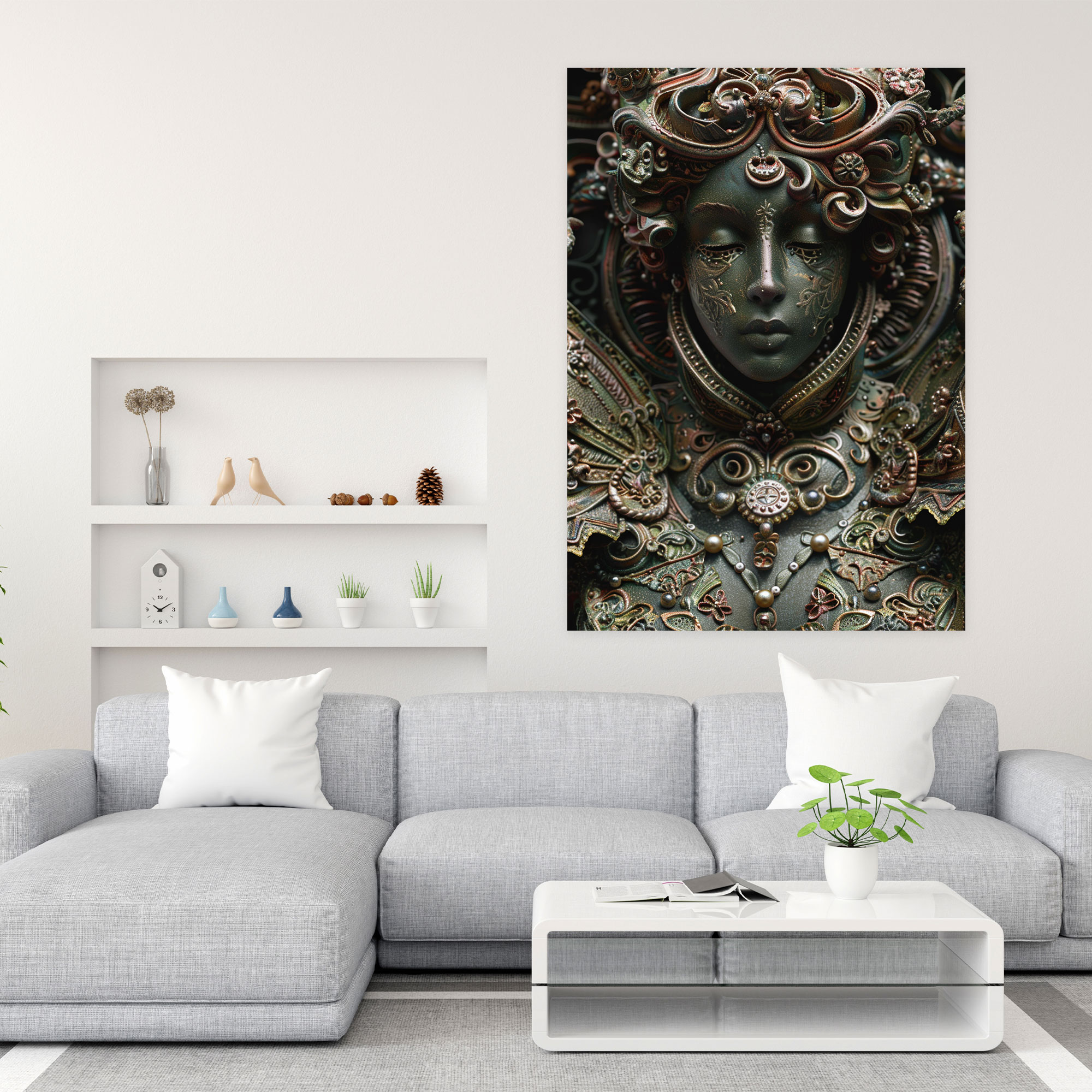 Fantastisches Manierismus Leinwandbild - Wandkunst Wanddekoration