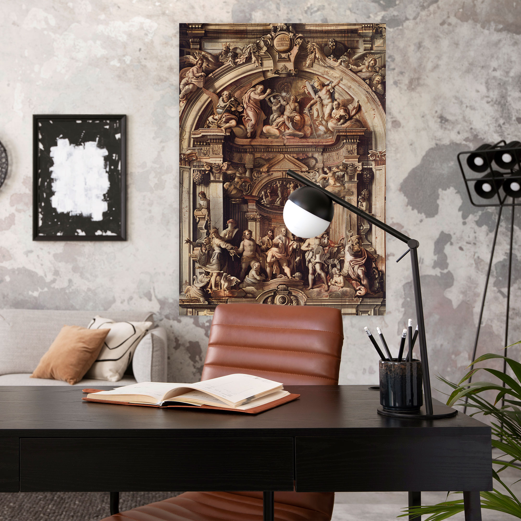 Grand Architectural Mannerism Canvas Print - Mannerism, Canvas Wall Art, Canvas Print, Wall Art