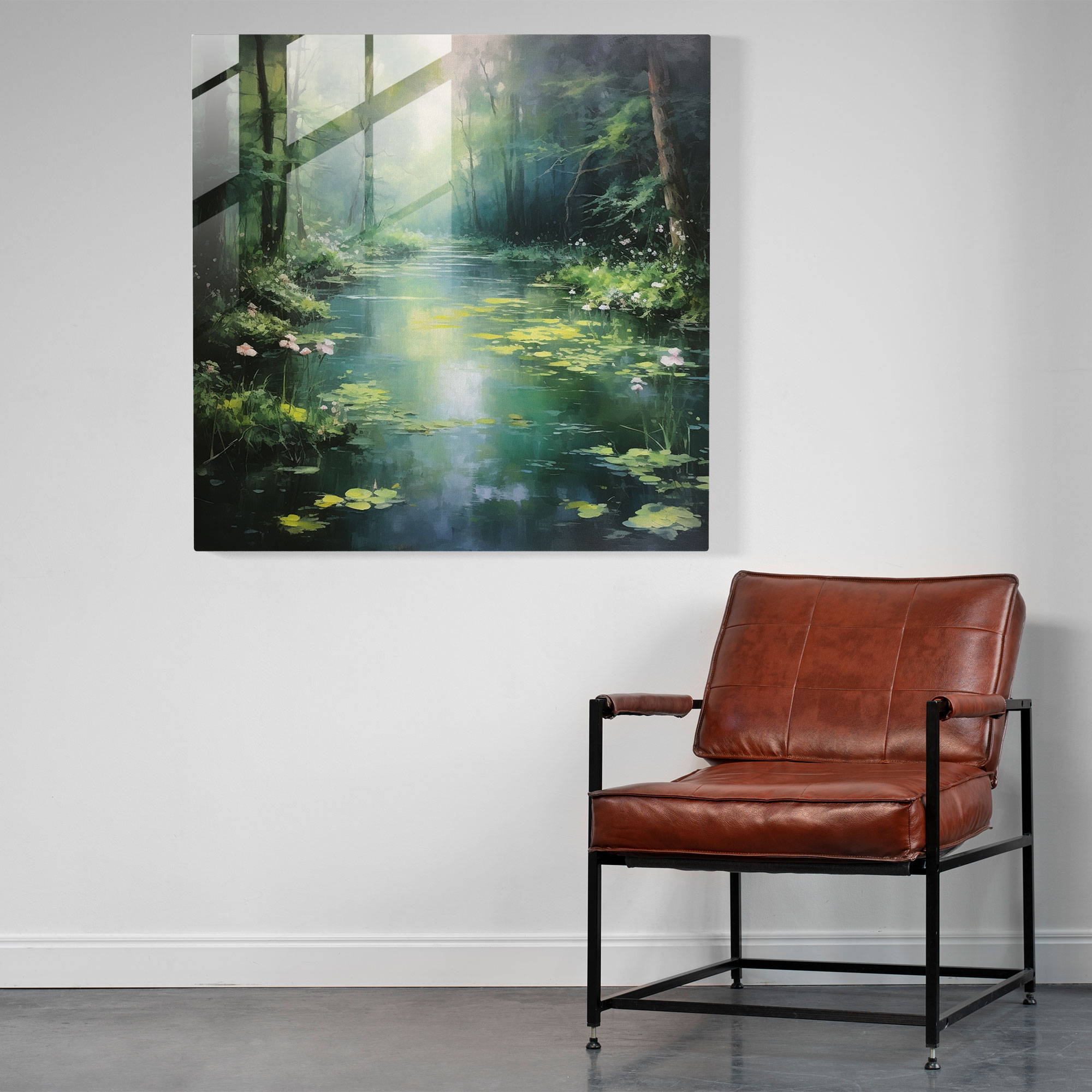 Moss Home Decoration - Moss, Wall Decoration, Ethereal Beauty, Mossy Pond