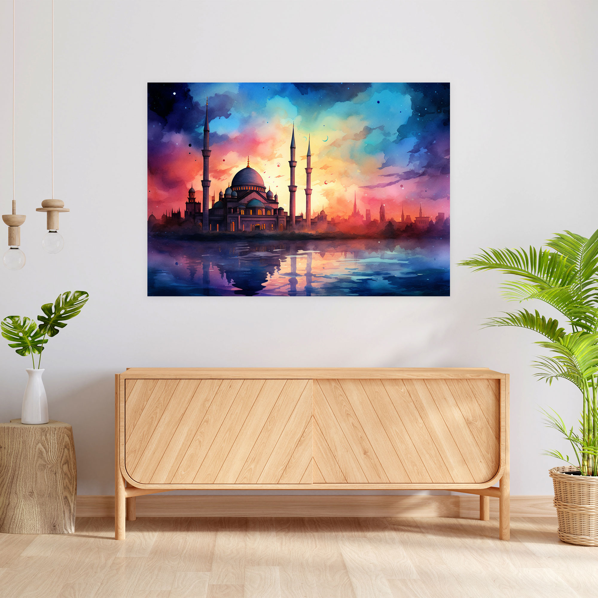 Mosque Wall Art - Mosque, Serene Atmosphere, Mosque, Sunset
