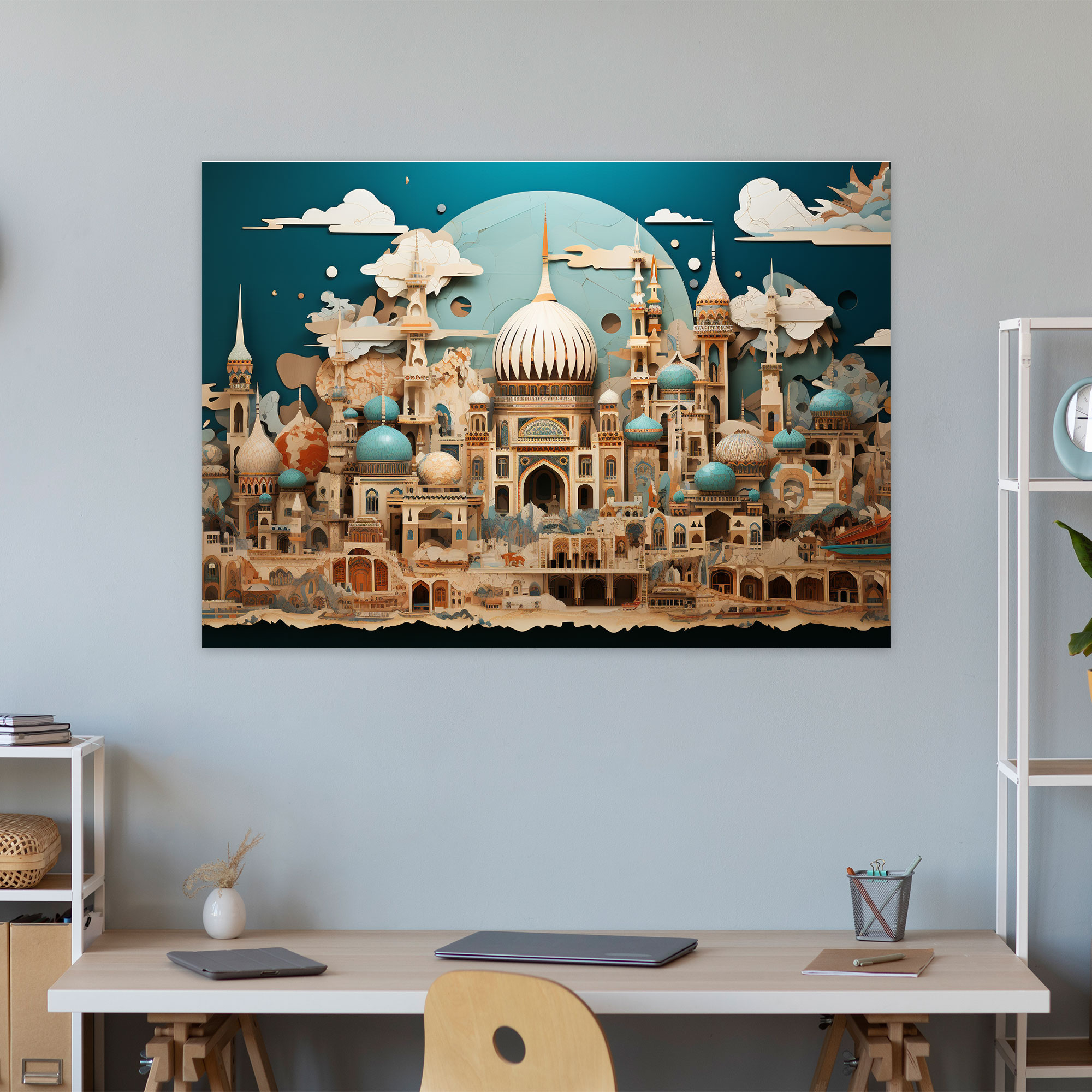 Cultural Diversity Canvas Print - Mosque, Cultural Diversity, Wall Art, Canvas