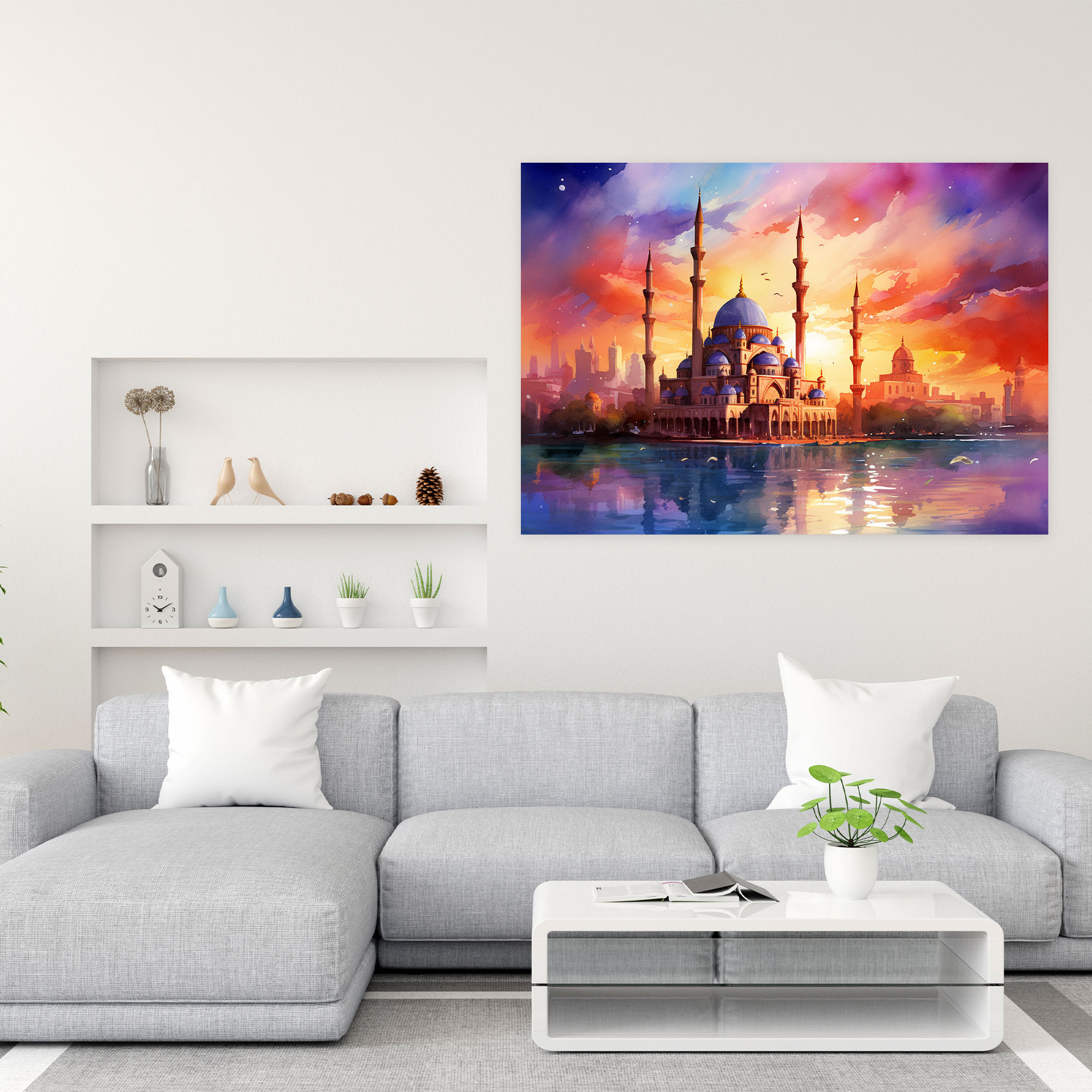 Mosque Wall Art - Mosque, Mosque, Home Decoration, Wall Decoration