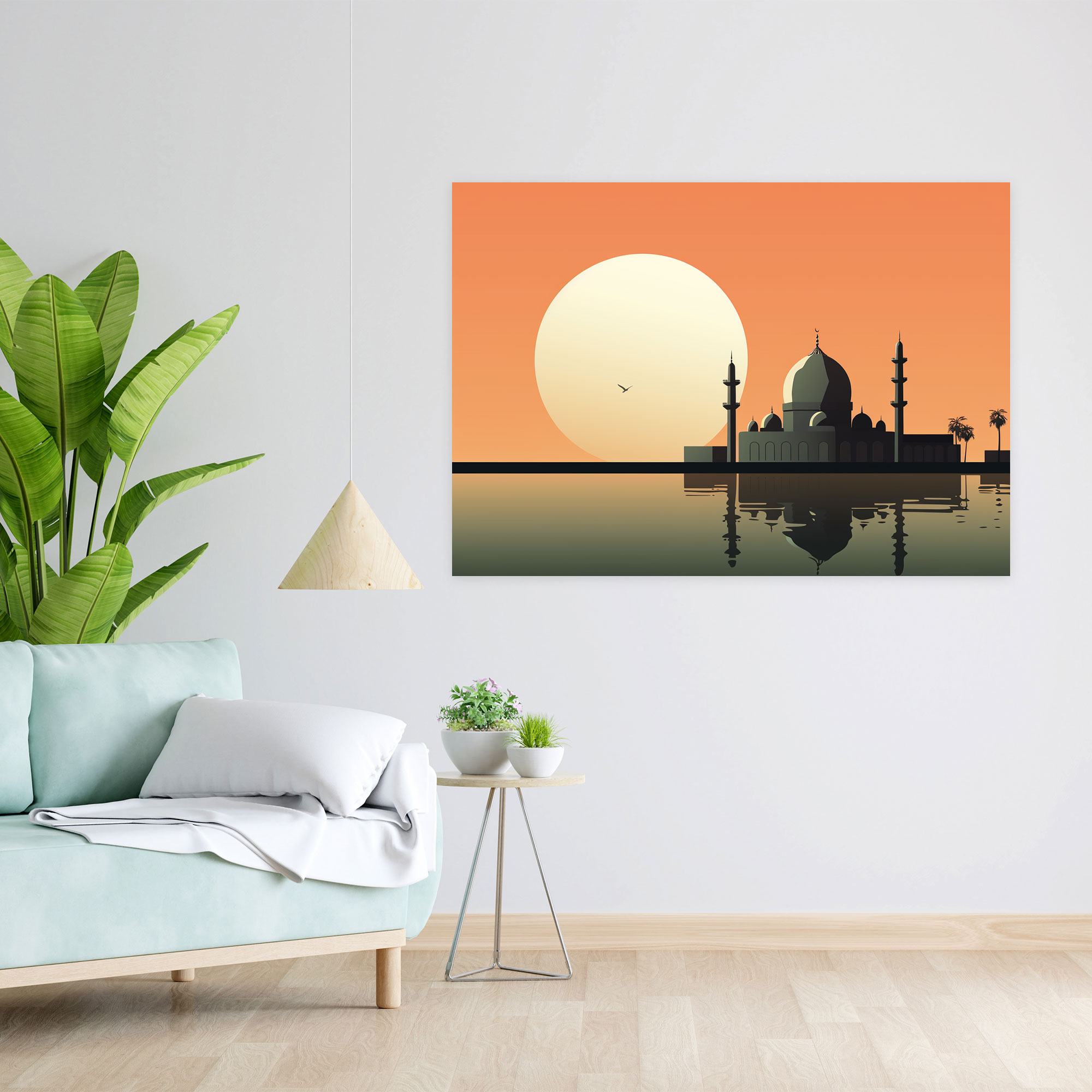 Minimalist Cami Duvar Sanatı - Cami Duvar Dekorasyonu Ev Dekorasyonu Şık