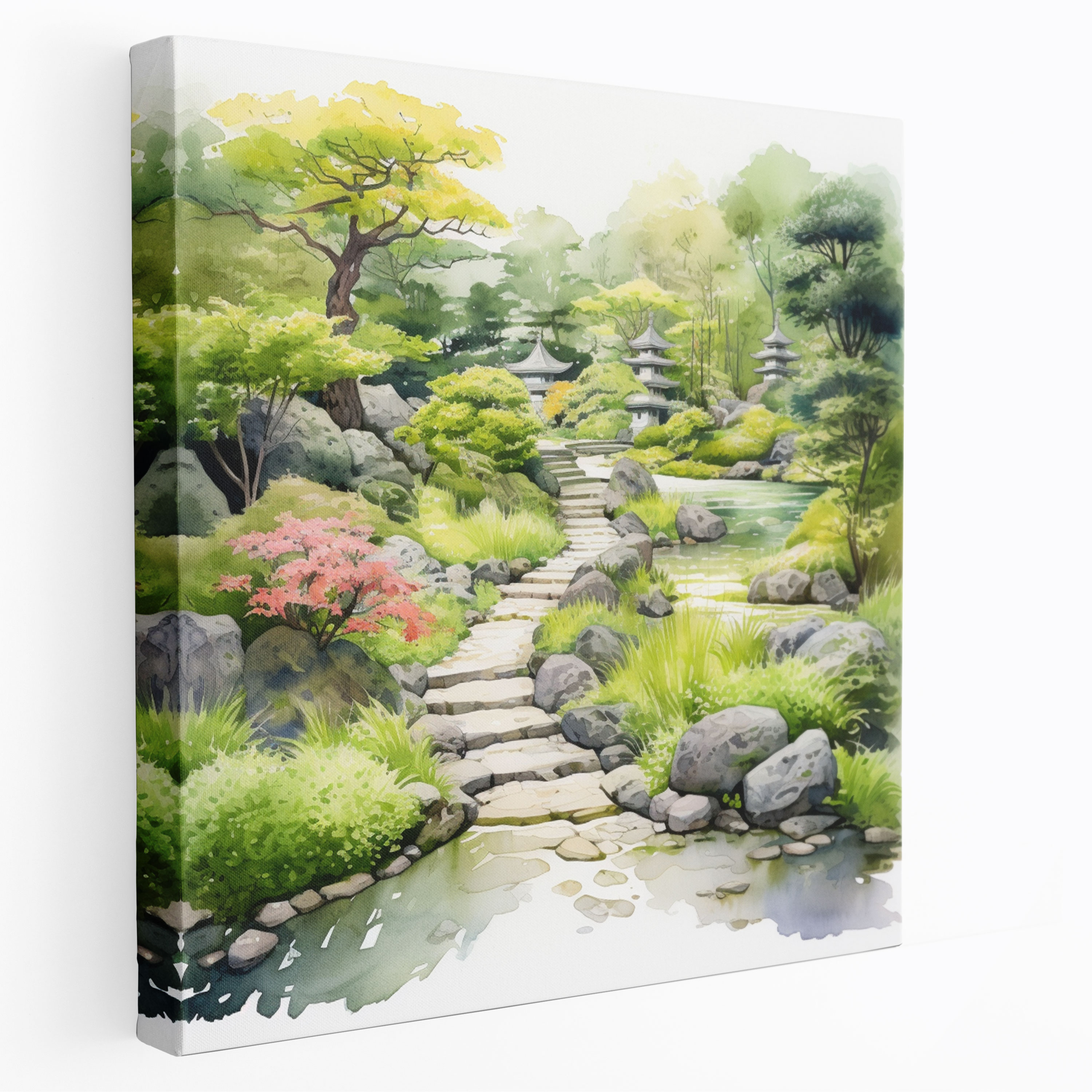 Moss Garden Wall Art - Moss, Canvas Wall Art, Wall Art, Moss