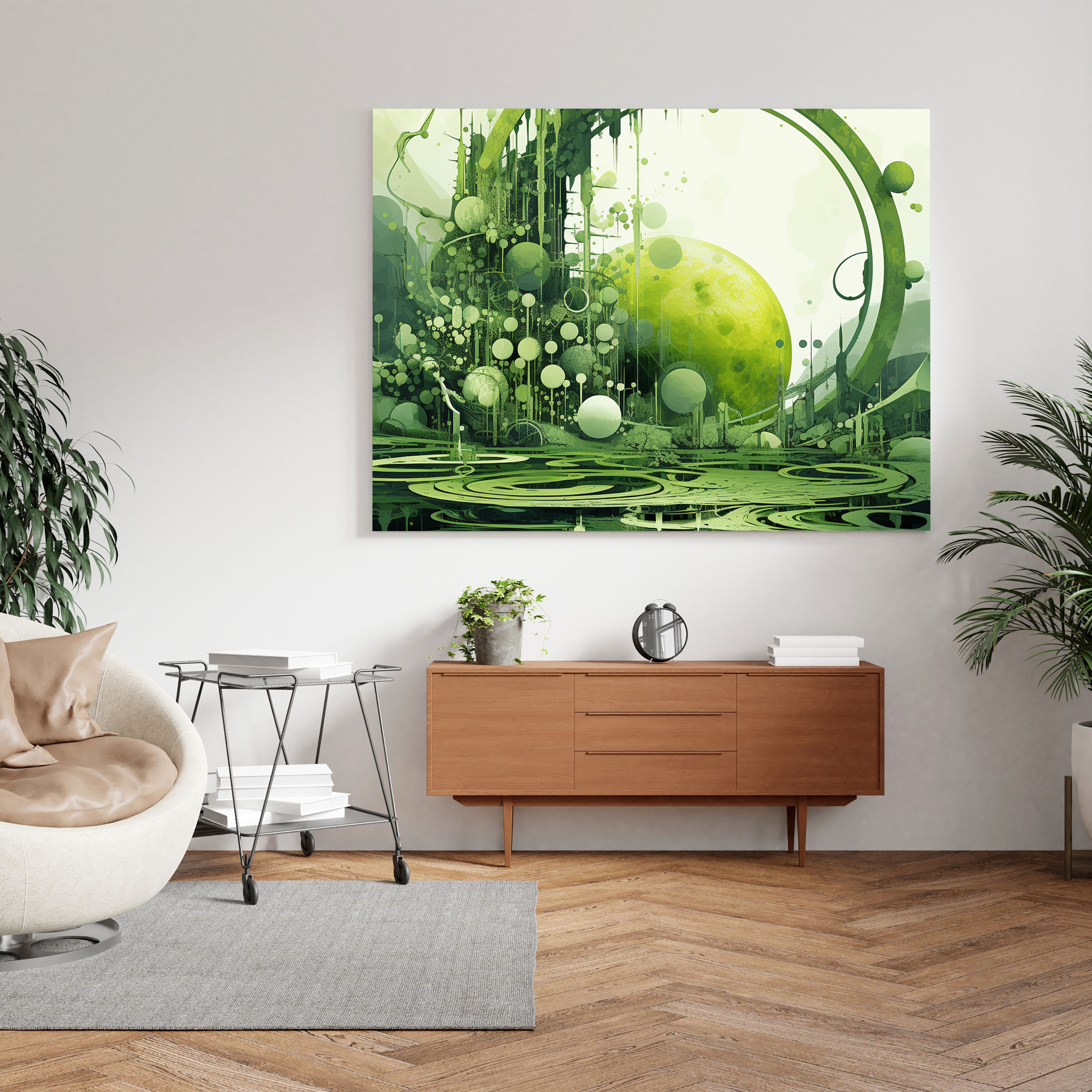 Abstract Moss Canvas Print - Moss, Canvas Wall Art, Canvas Print, Wall Art