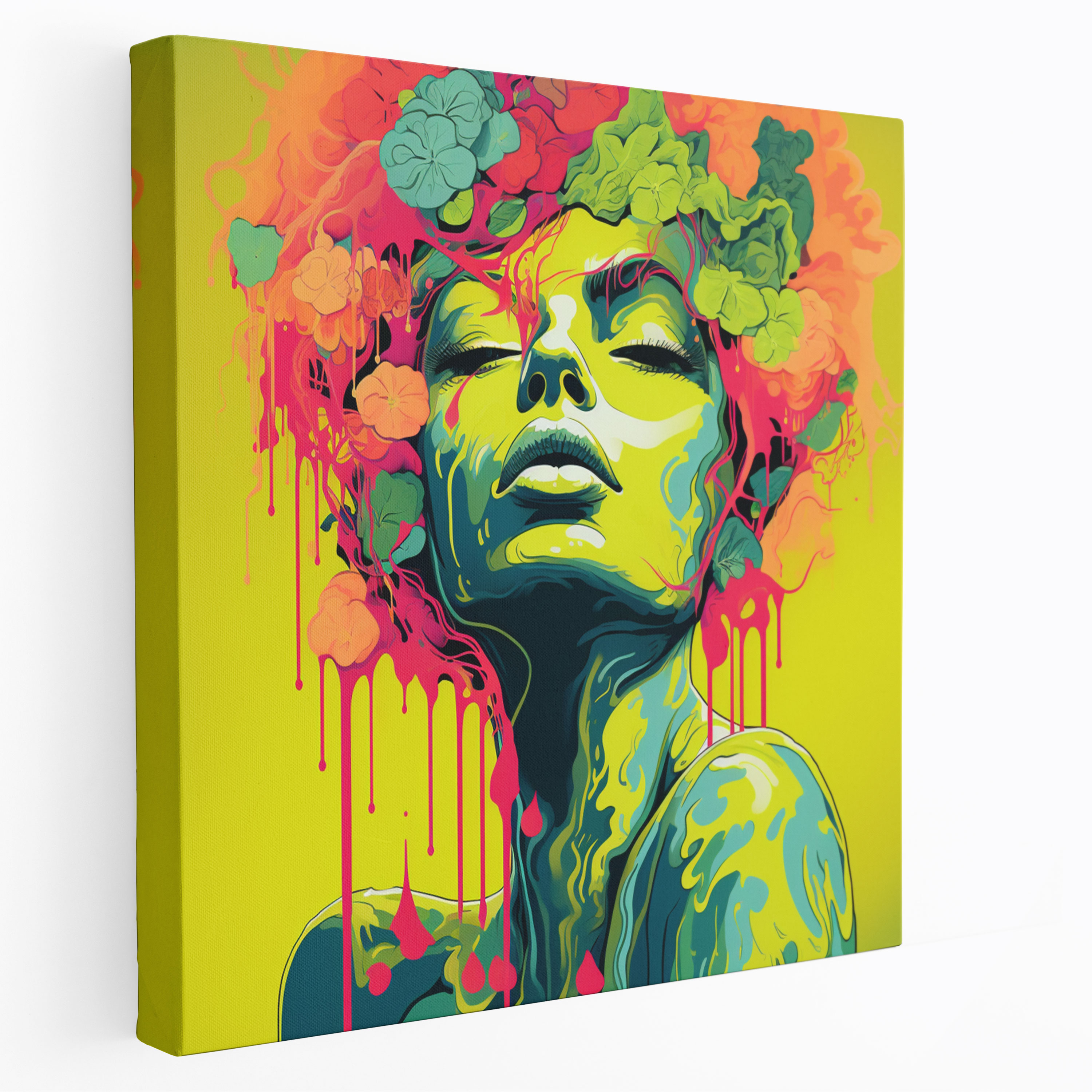 Colorful Moss Wall Art - Moss, Canvas Print, Moss, Home Decoration