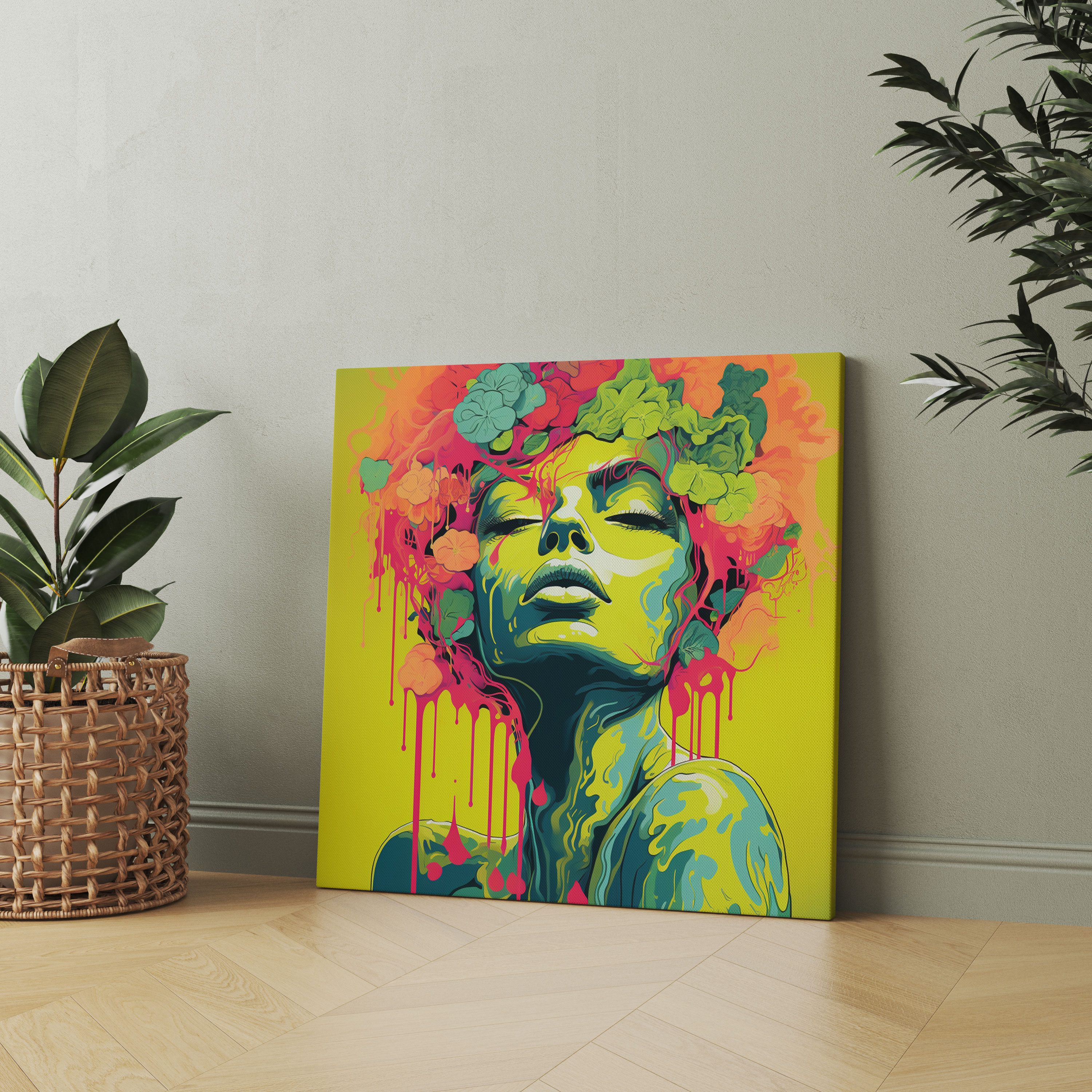 Colorful Moss Wall Art - Moss, Canvas Print, Moss, Home Decoration