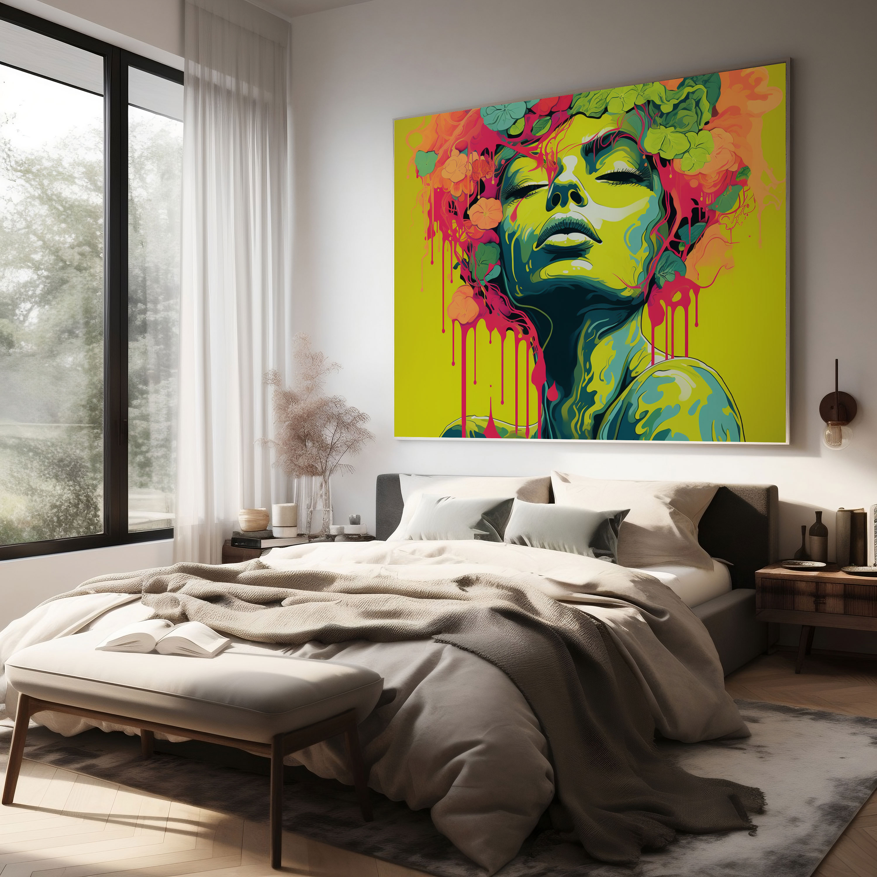 Colorful Moss Wall Art - Moss, Canvas Print, Moss, Home Decoration