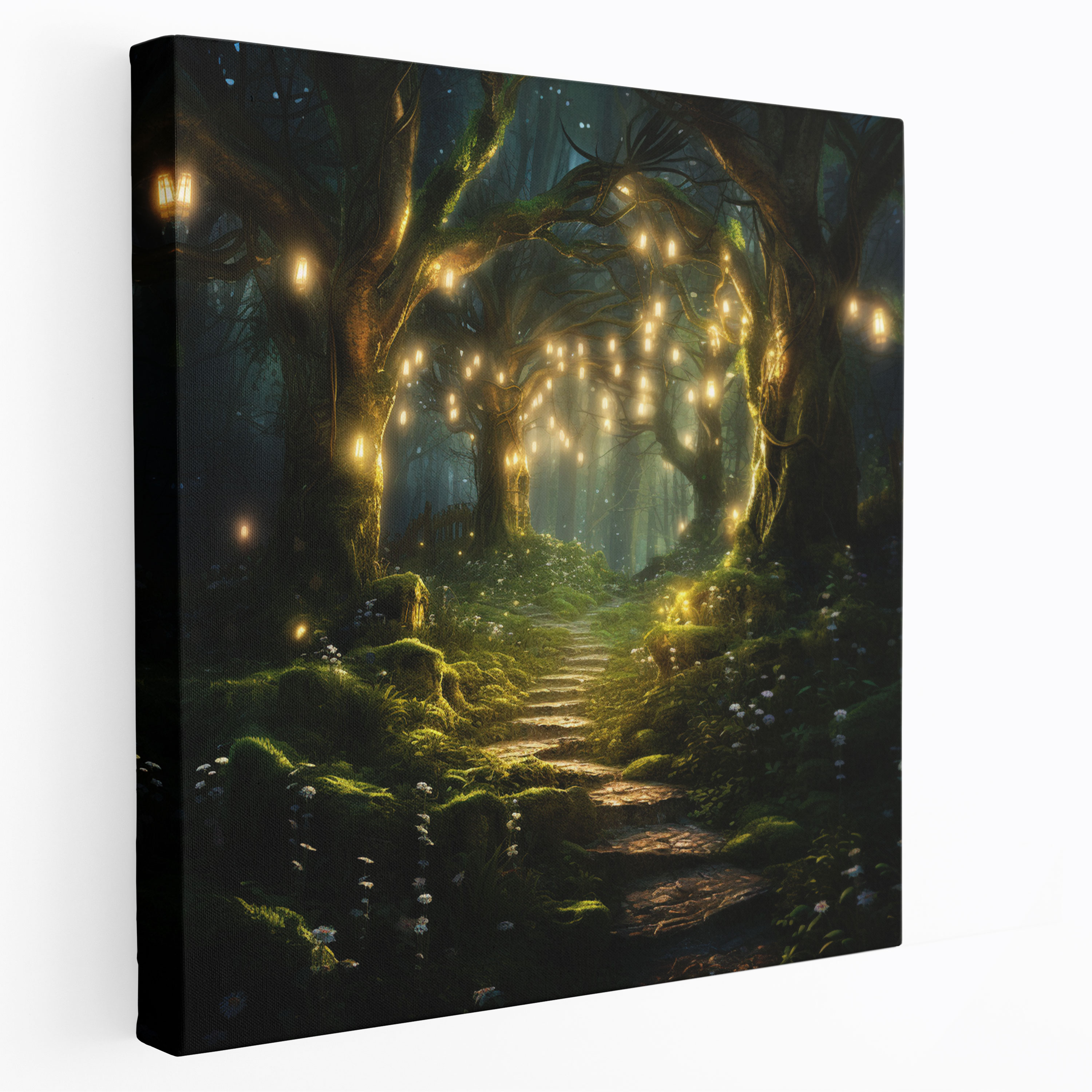 Enchanting Moss Canvas Print - Moss, Enchanting Forest, Home Decoration, Canvas Wall Art
