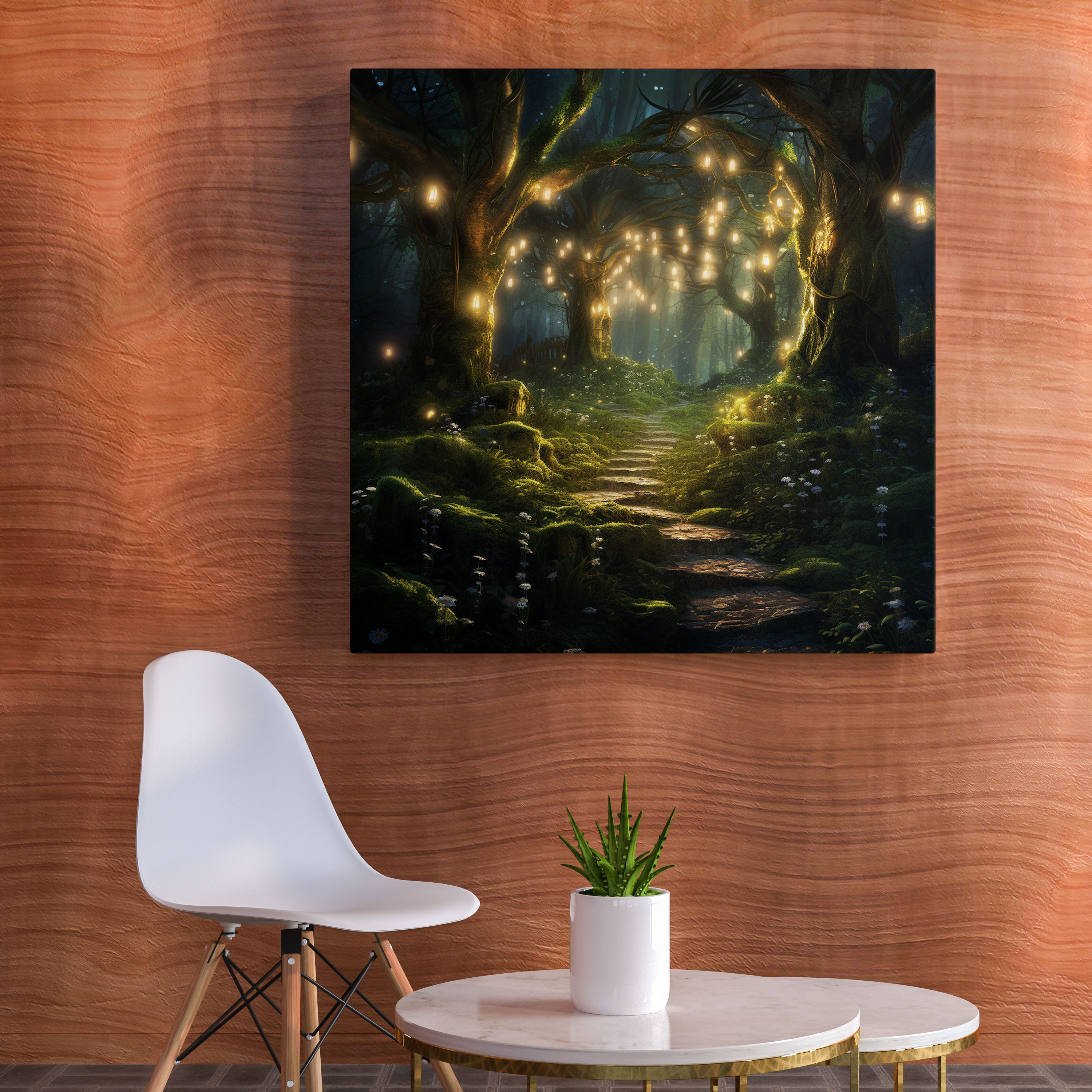 Enchanting Moss Canvas Print - Moss, Enchanting Forest, Home Decoration, Canvas Wall Art