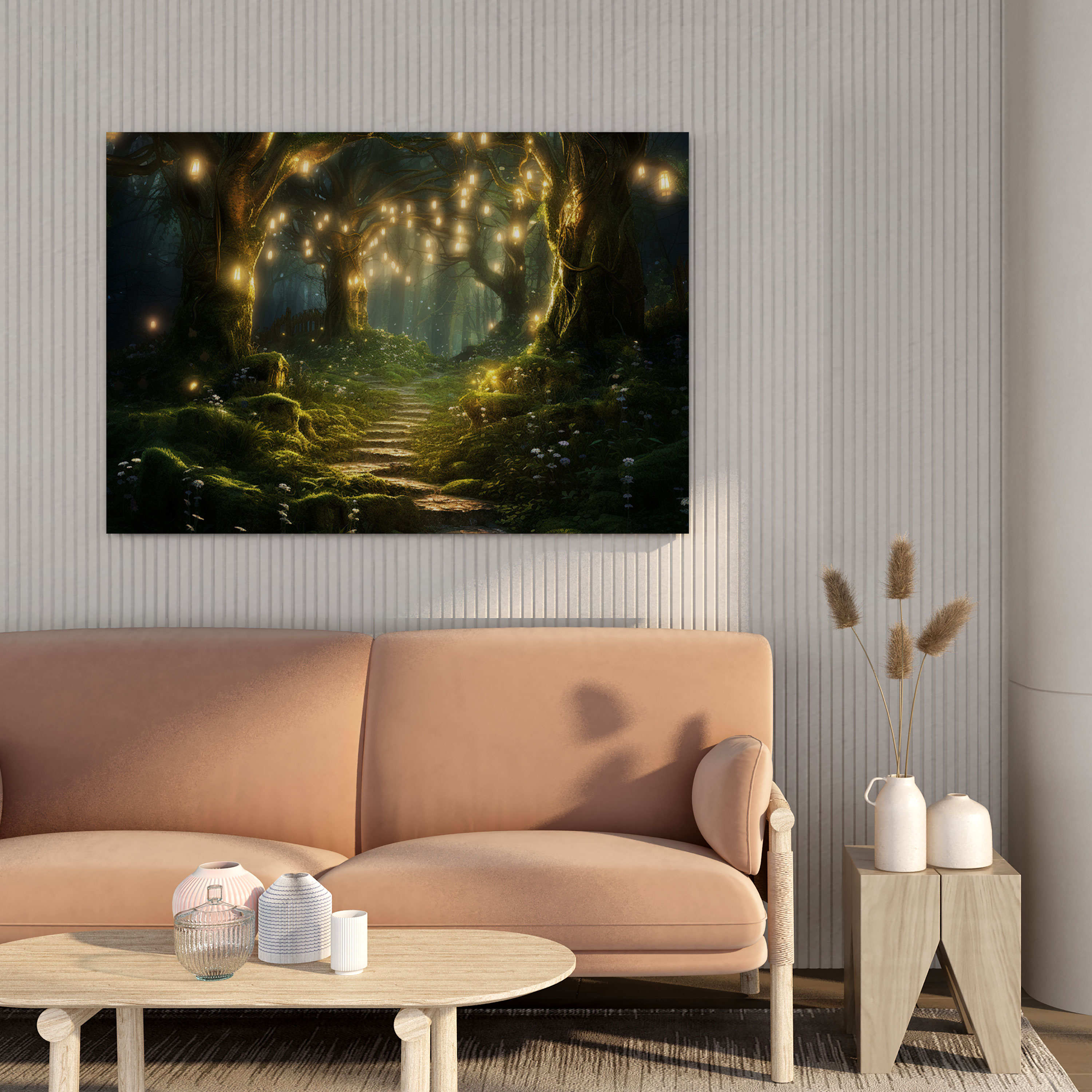 Enchanting Moss Canvas Print - Moss, Enchanting Forest, Home Decoration, Canvas Wall Art