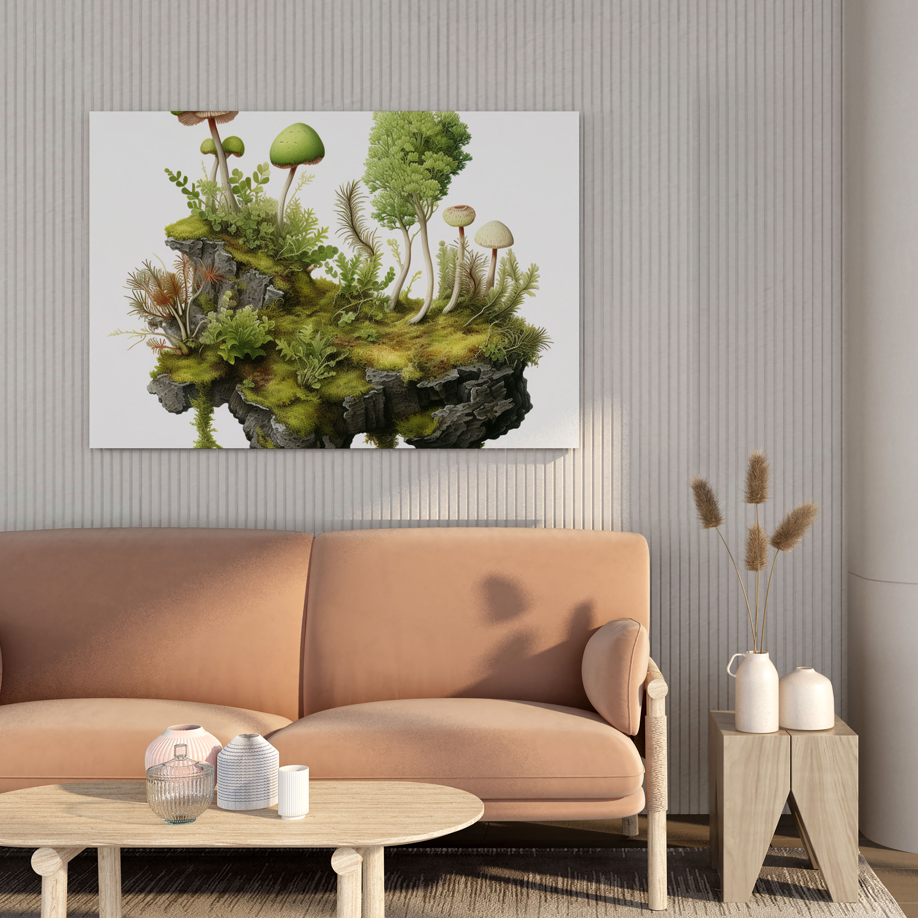 Moss Canvas Print - Botanical Illustration Wall Art - Moss, Canvas Wall Art, Moss Wall Art, Realistic Botanical Illustration