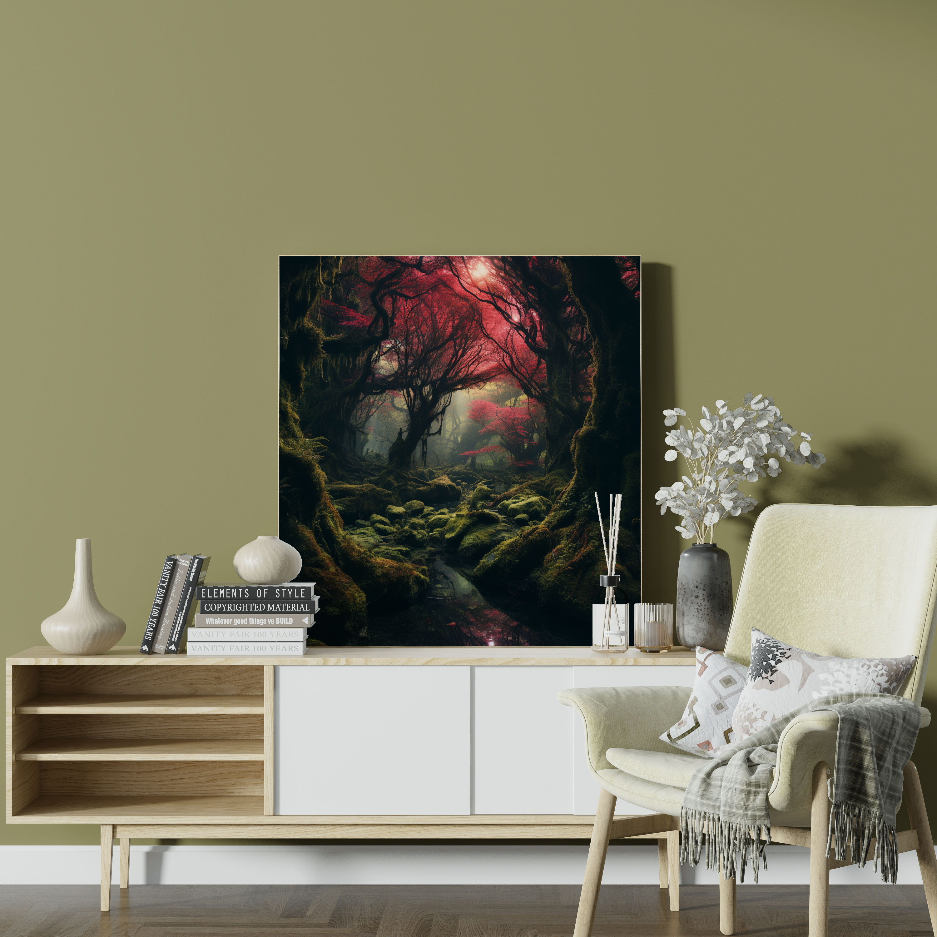 Mossy Trees Canvas Print - Moss, Canvas Print, Canvas, Moss