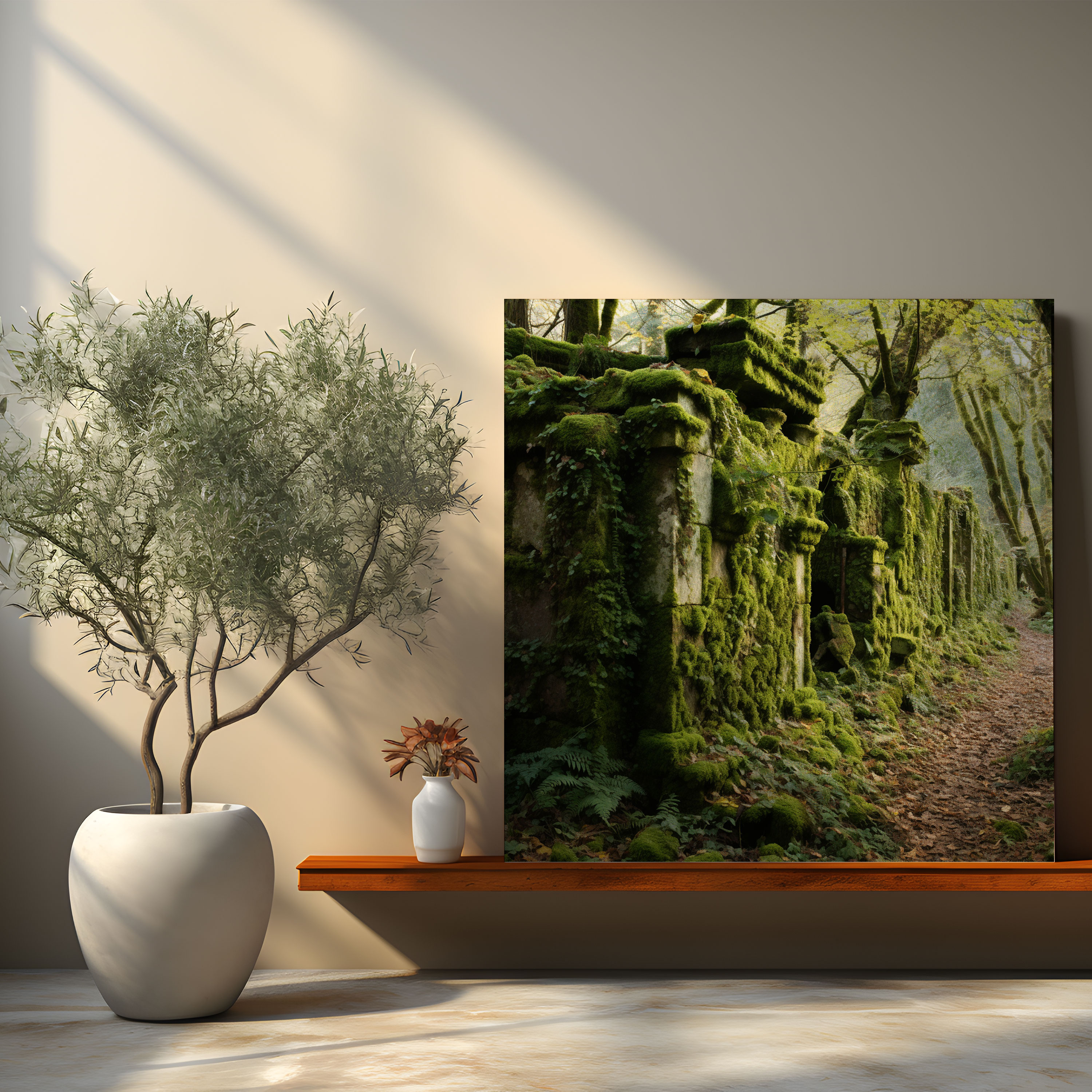 Timeless Mossy Wall Art - Moss, Canvas, Moss, Canvas Print
